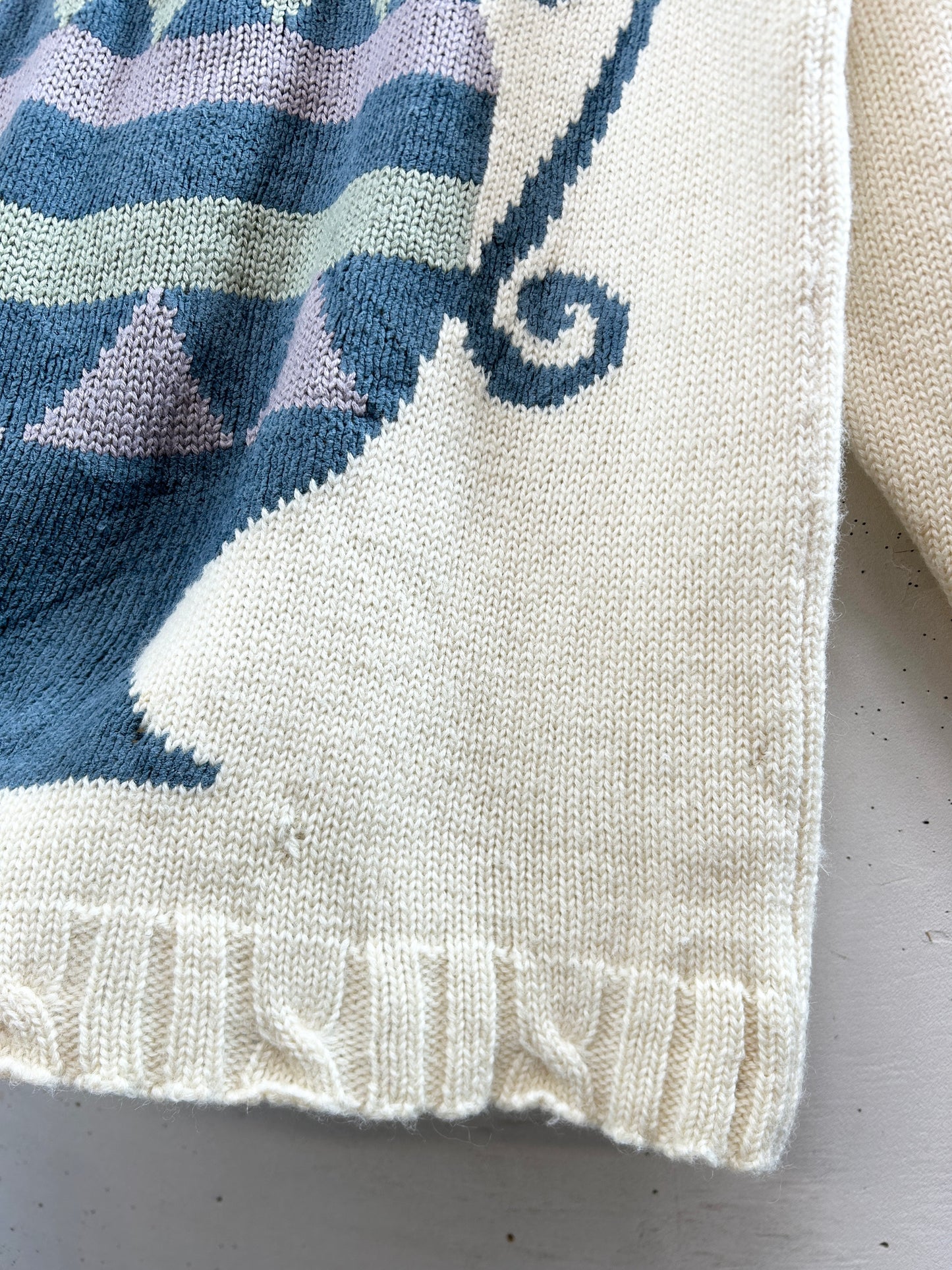Vintage Knit Sweater 〜Villeger〜 [L31125]
