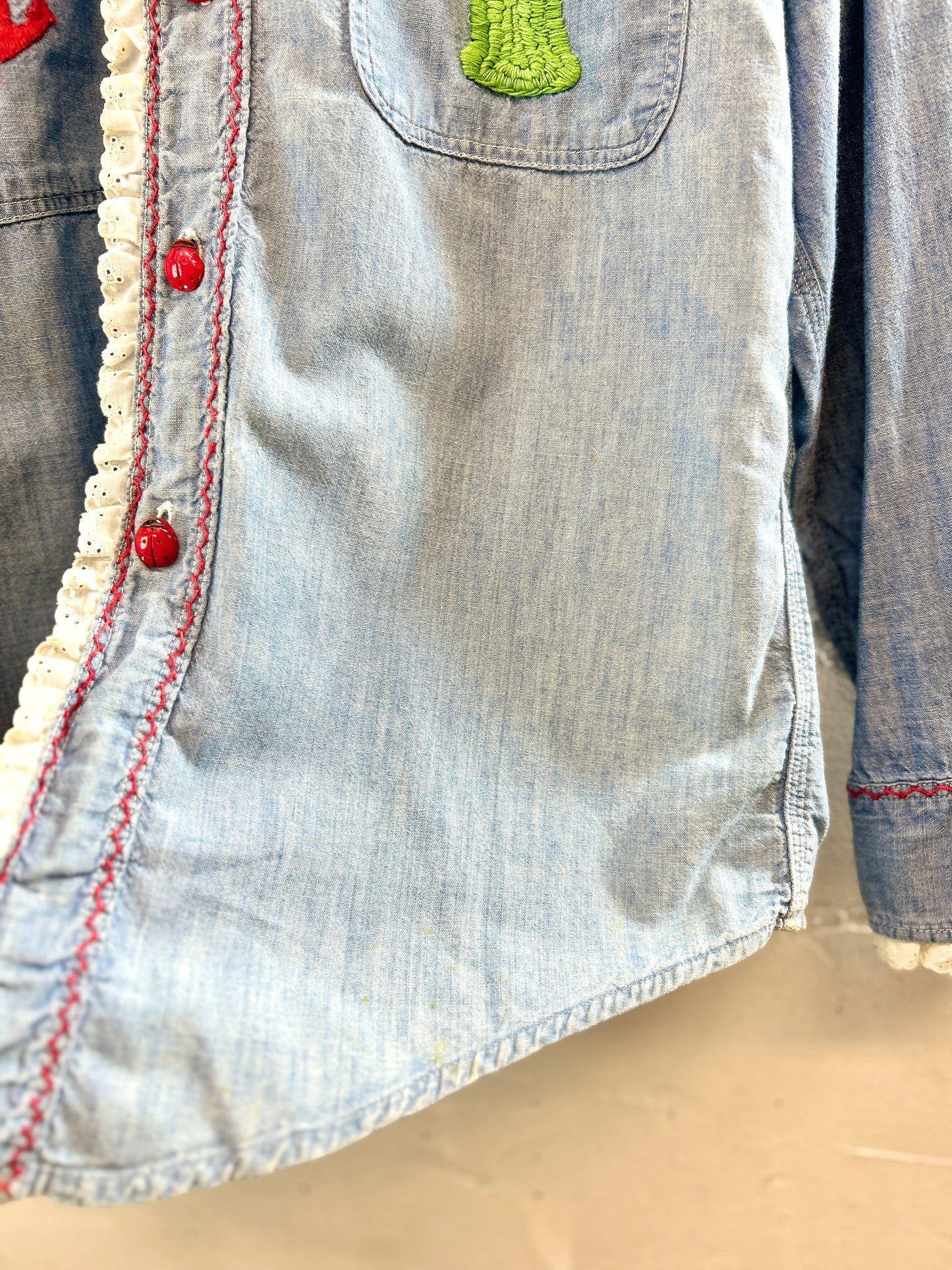 Vintage Chambray Shirt 〜Sears〜 [K30800]