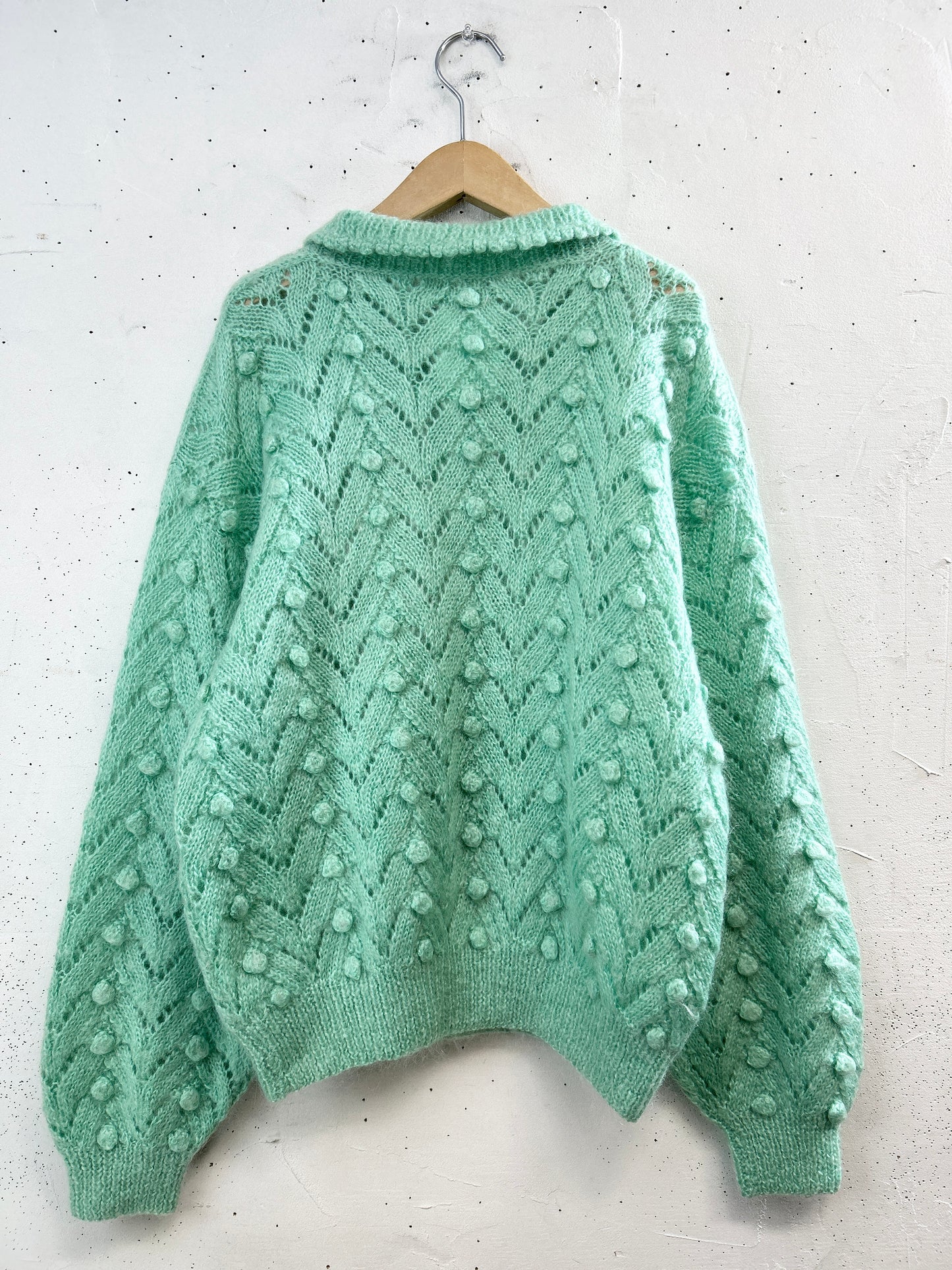Vintage Knit Sweater Pokopoko [A31363]