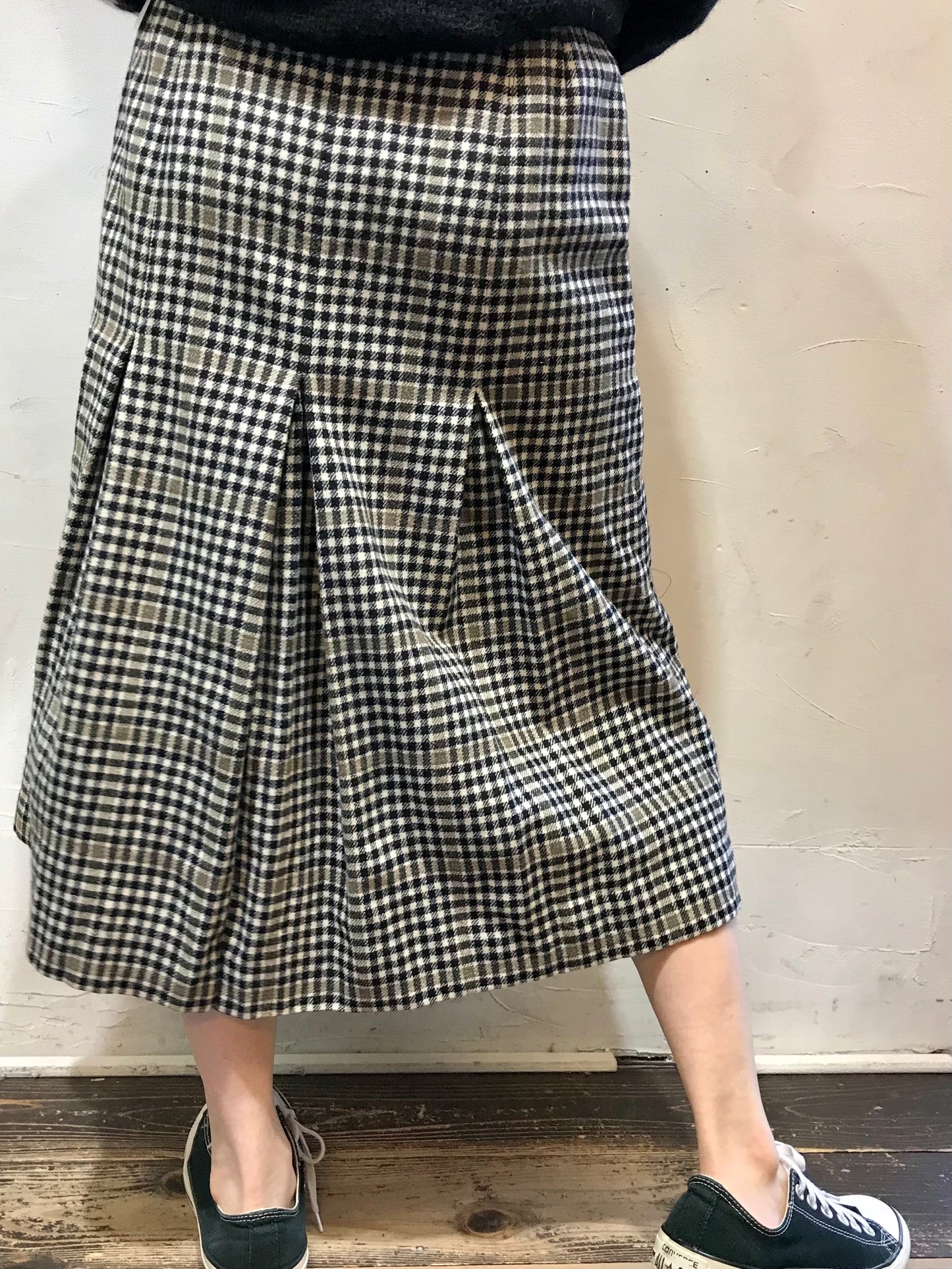 Vintage Plaid Wool Skirt 〜PENDLETON〜 [A25966]