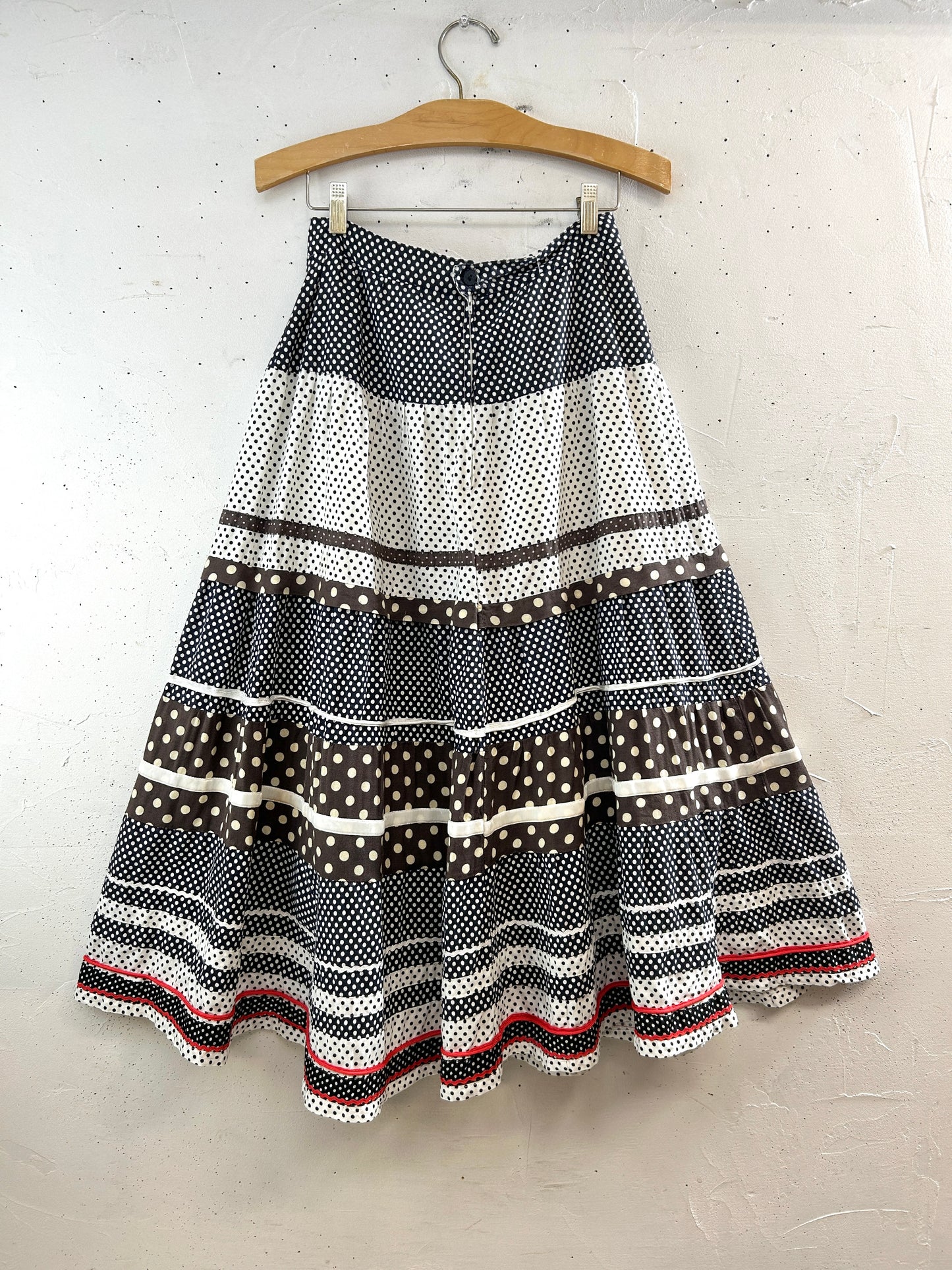 Vintage Tired Skirt  [F32872]