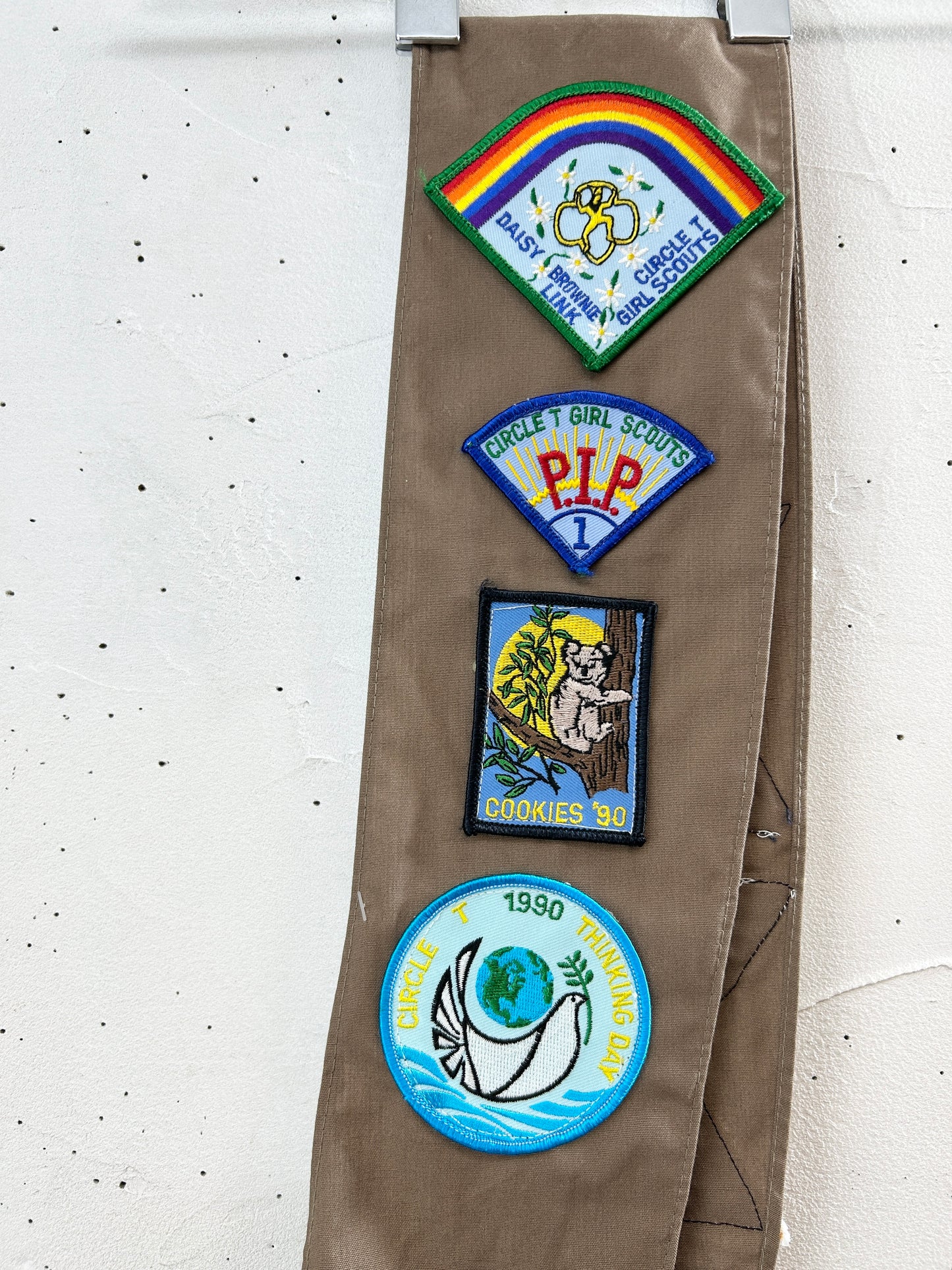 Vintage Girl Scout Sash [I30230]