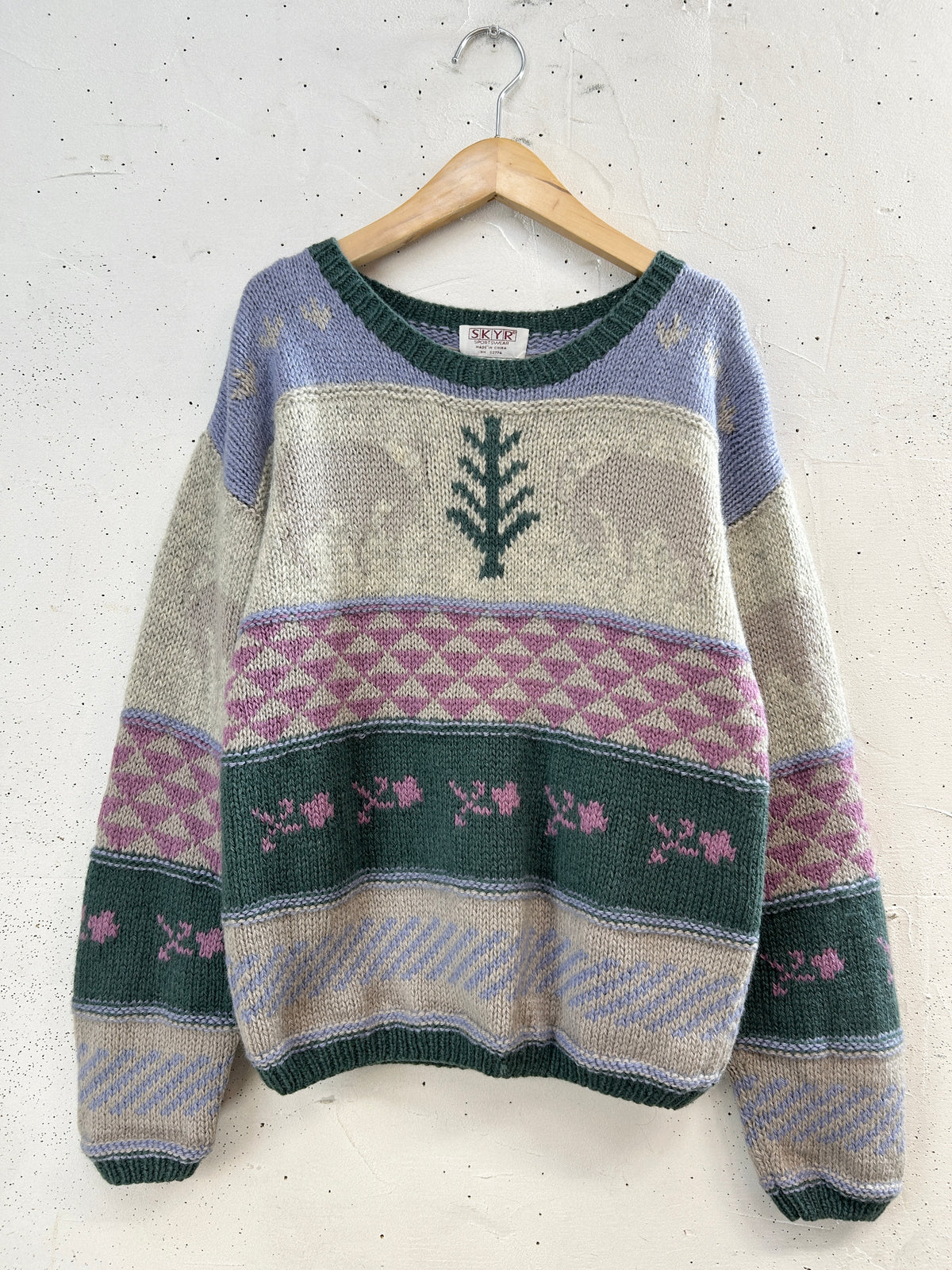 Vintage Knit Sweater [J34263]