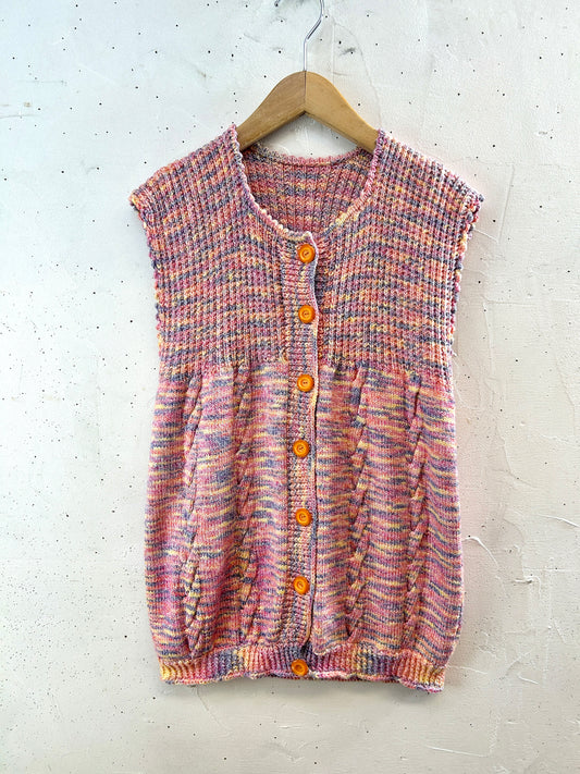Vintage Knit Vest [J30678]