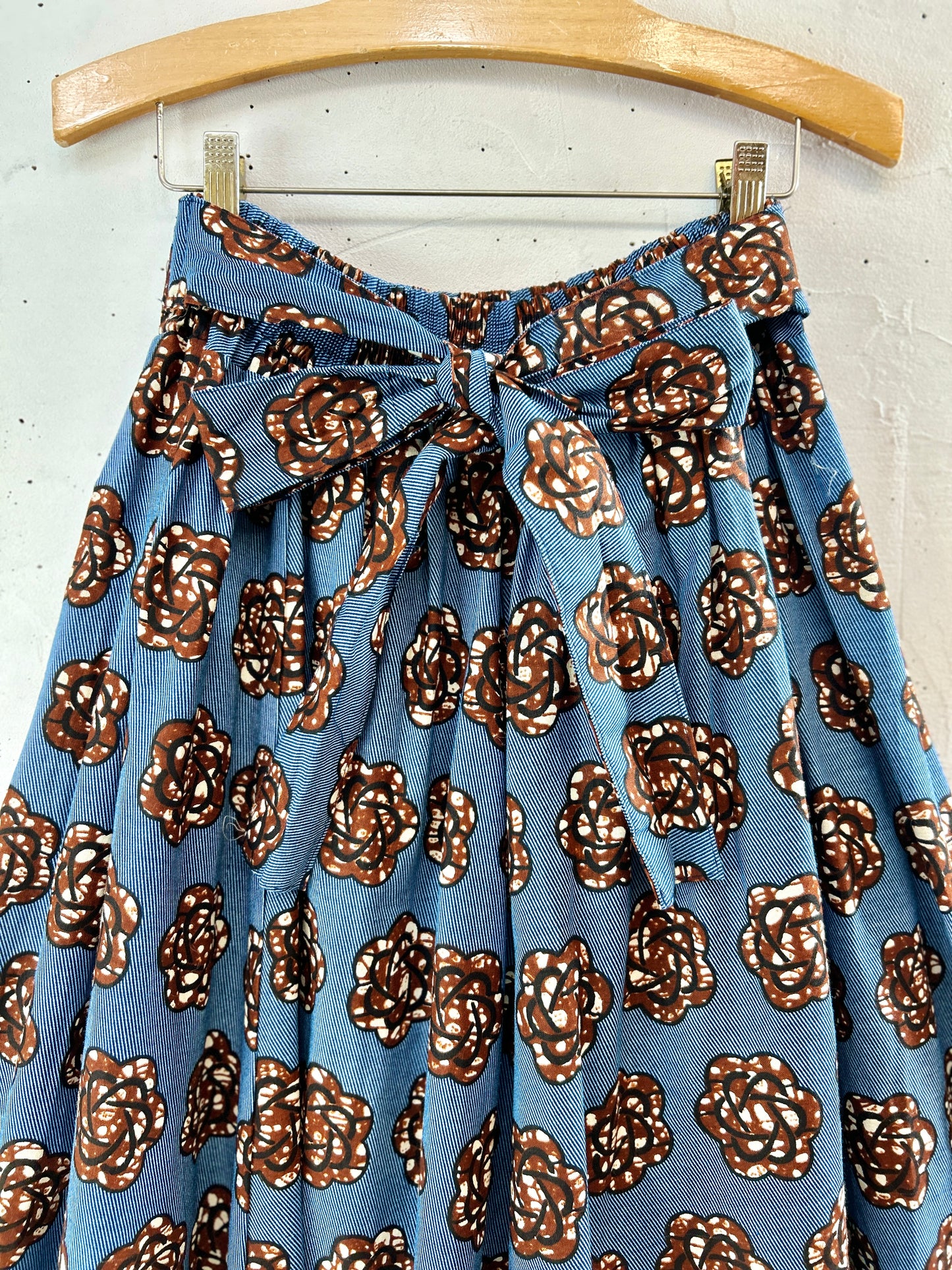 Vintage African Batik Skirt [K30841]