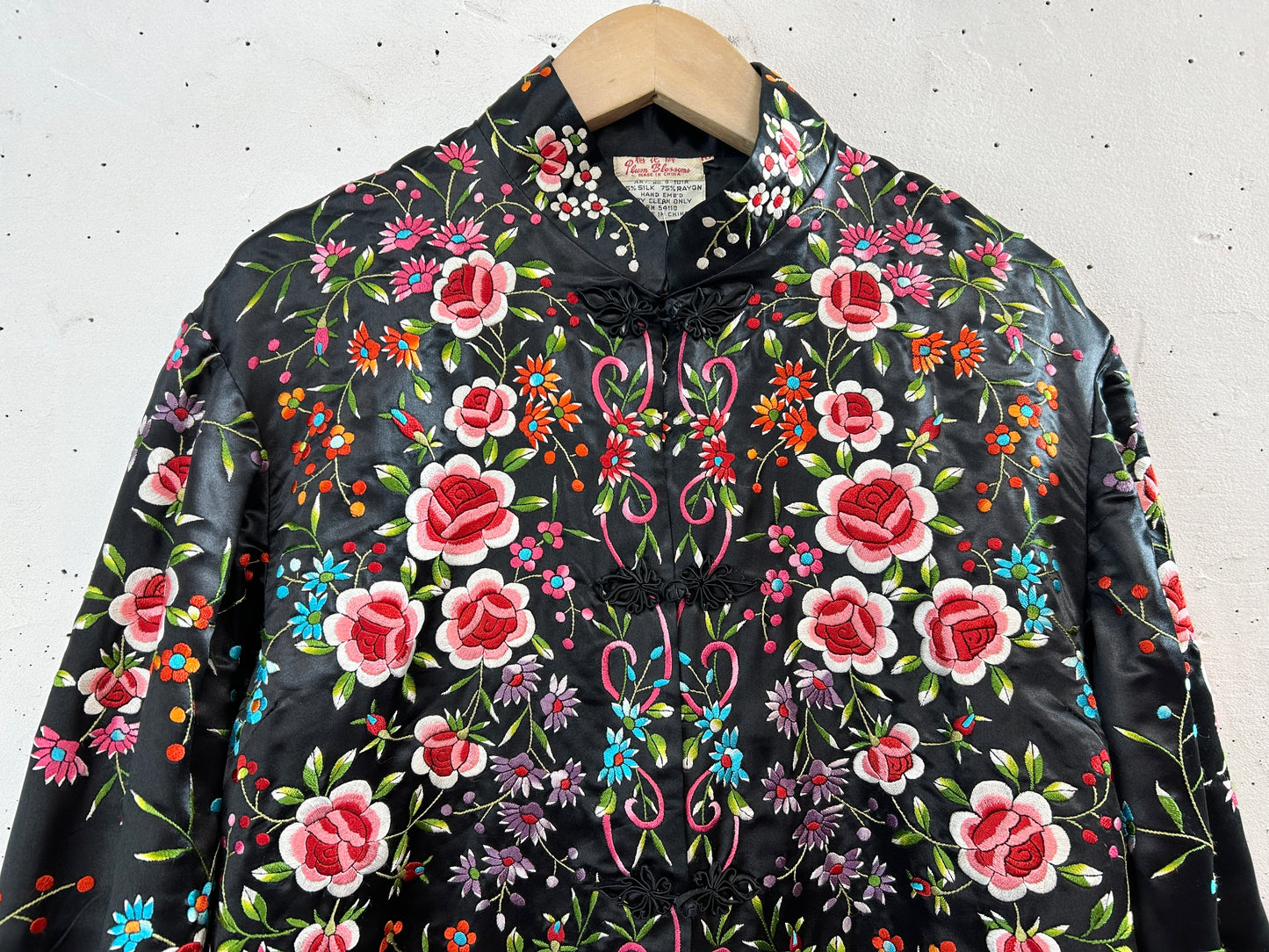 Vintage Silk China Jacket 〜Plum Blossoms〜[A31210]