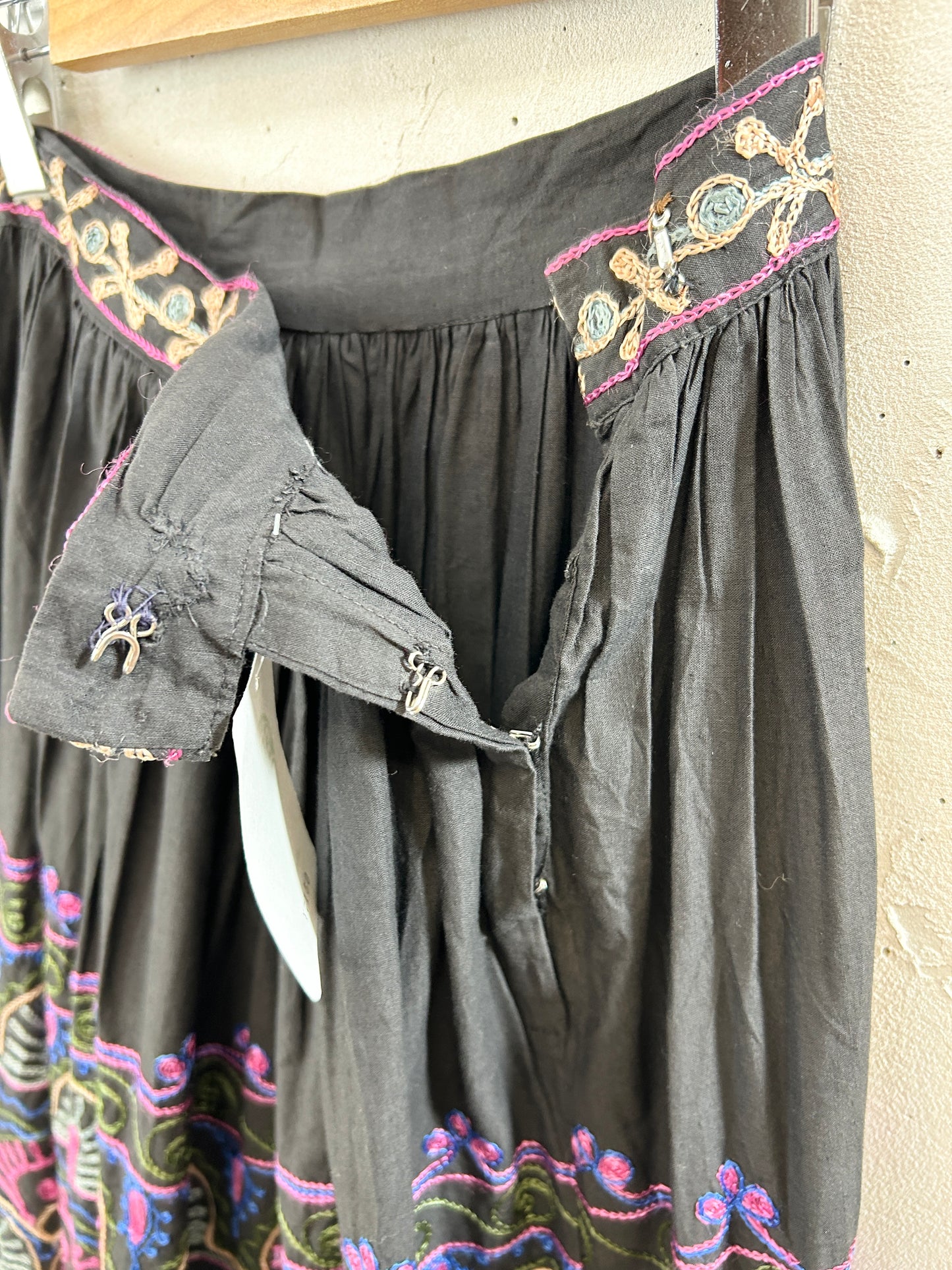 Vintage Flower Stitche Skirt [I30167]