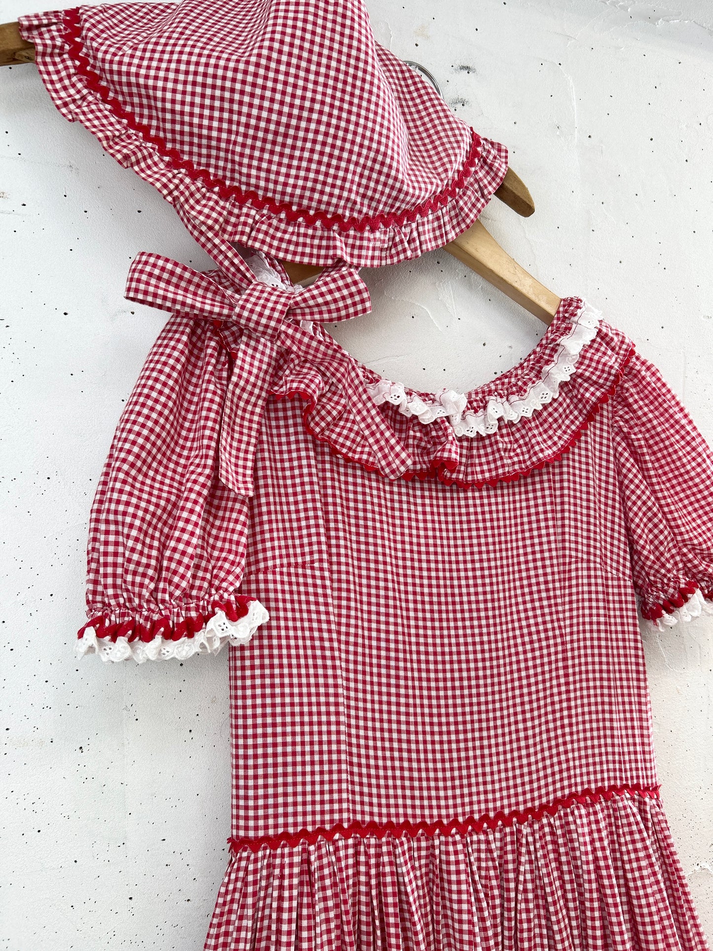 '70s Vintage Bonnet Dress [G33091]