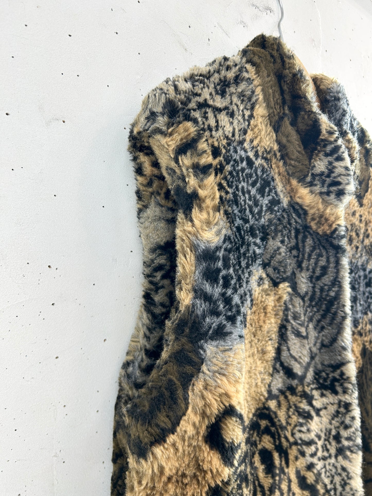Vintage Eco Fur Vest [L31077]