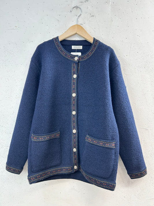 Vintage Knit Cardigan [J34107]