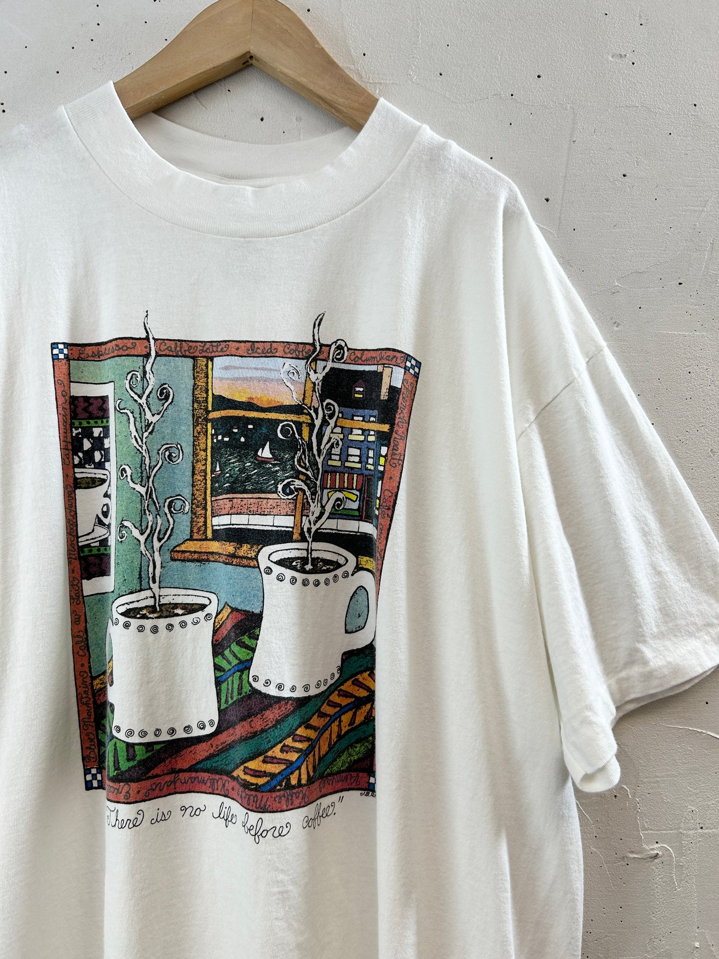 Vintage T SHIRT Coffe [H30797]