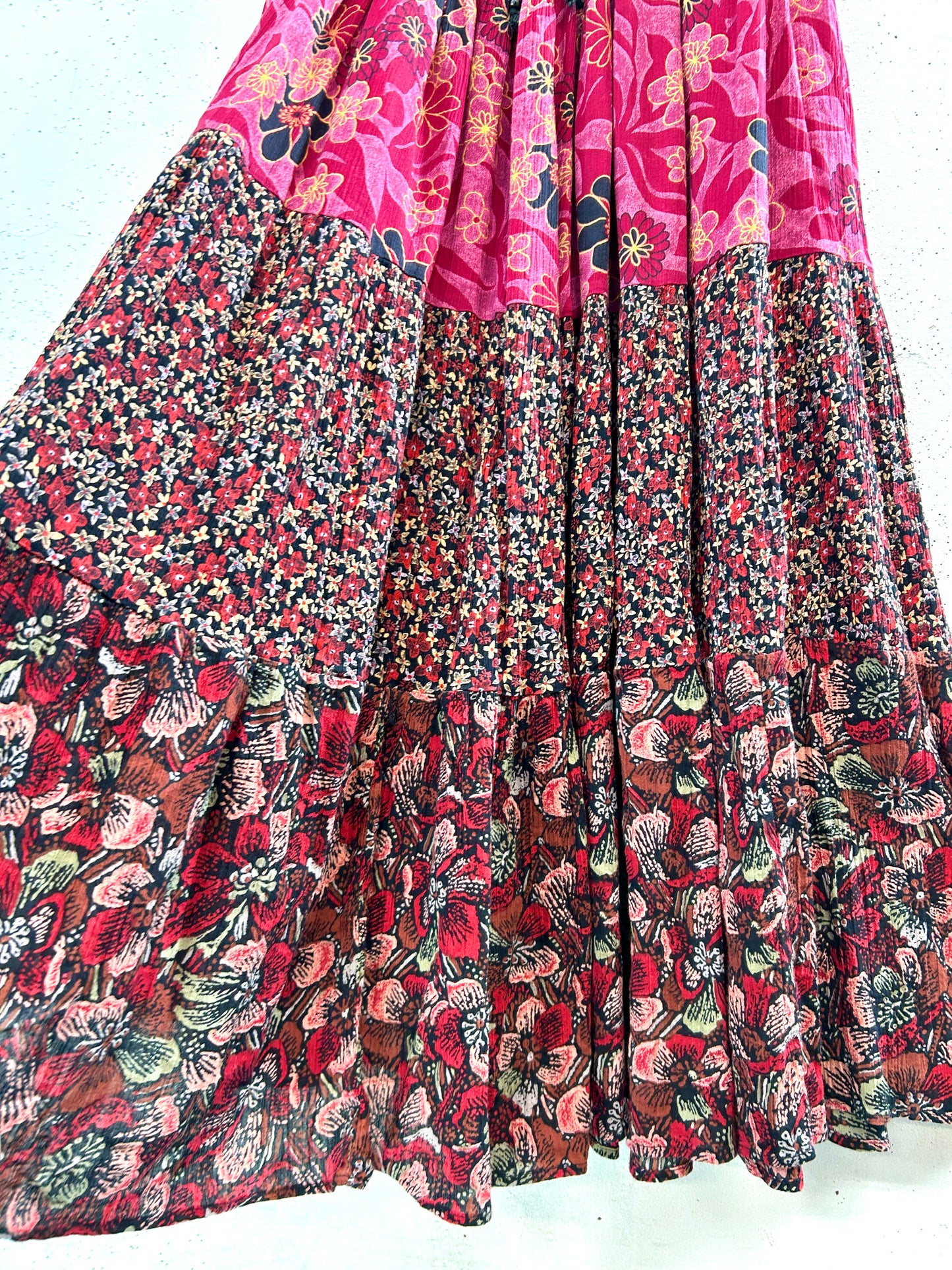 Vintage Tired Skirt [E32278]