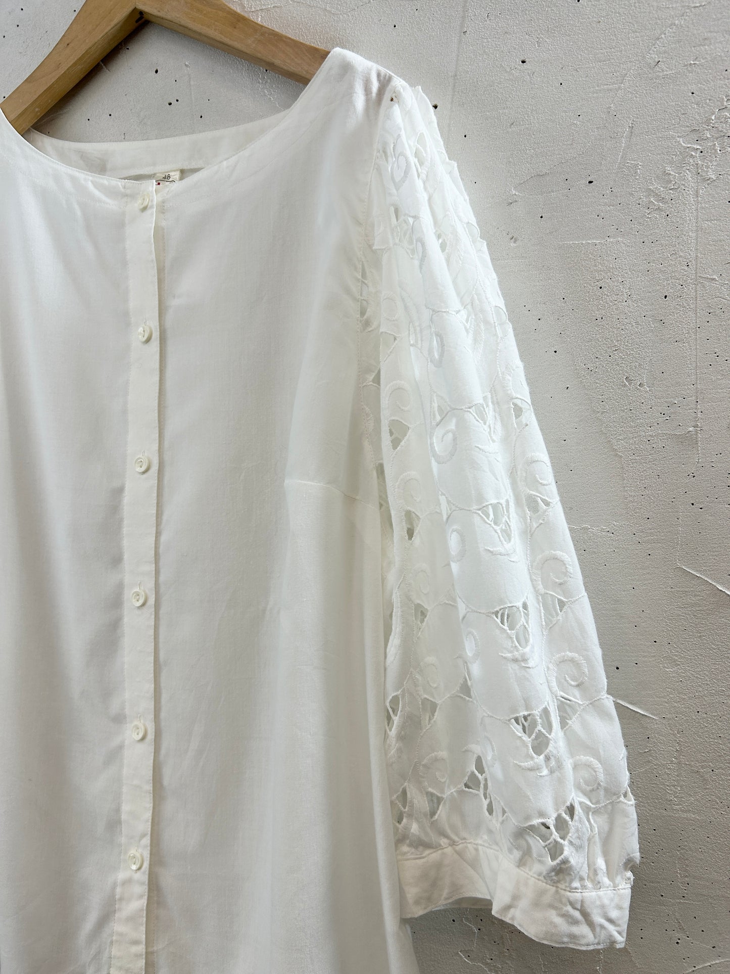 Vintage White Blouse [H30784]