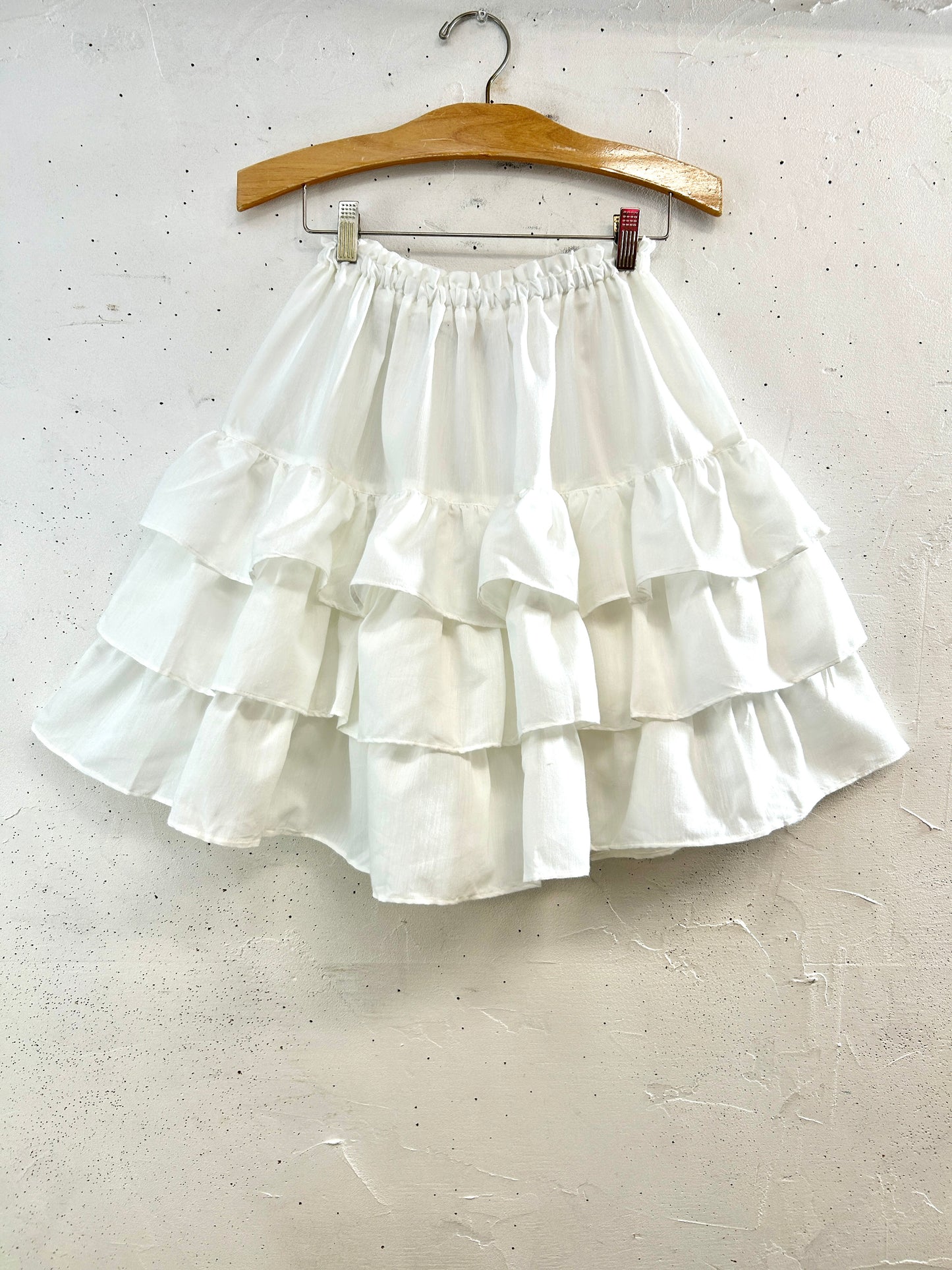 Vintage Tiered Skirt  MADE IN ESPANA [E32329]