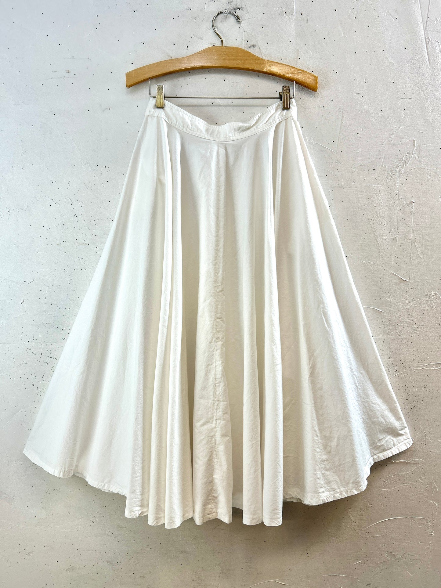 Vintage White Skirt MADE IN FRANCE [K30911]