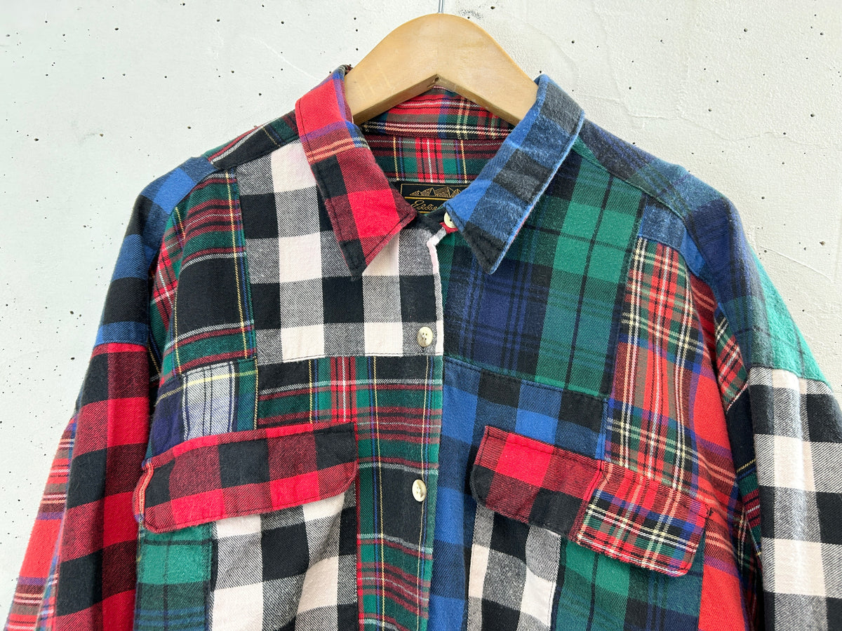 Vintage Check Shirt 〜Eddie Bauer〜 [J34266]