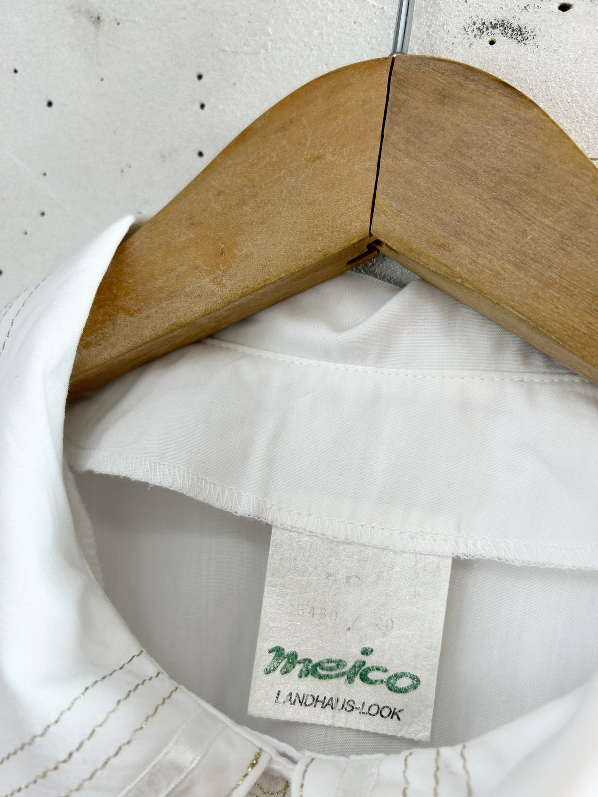 Vintage White Blouse [J34071]