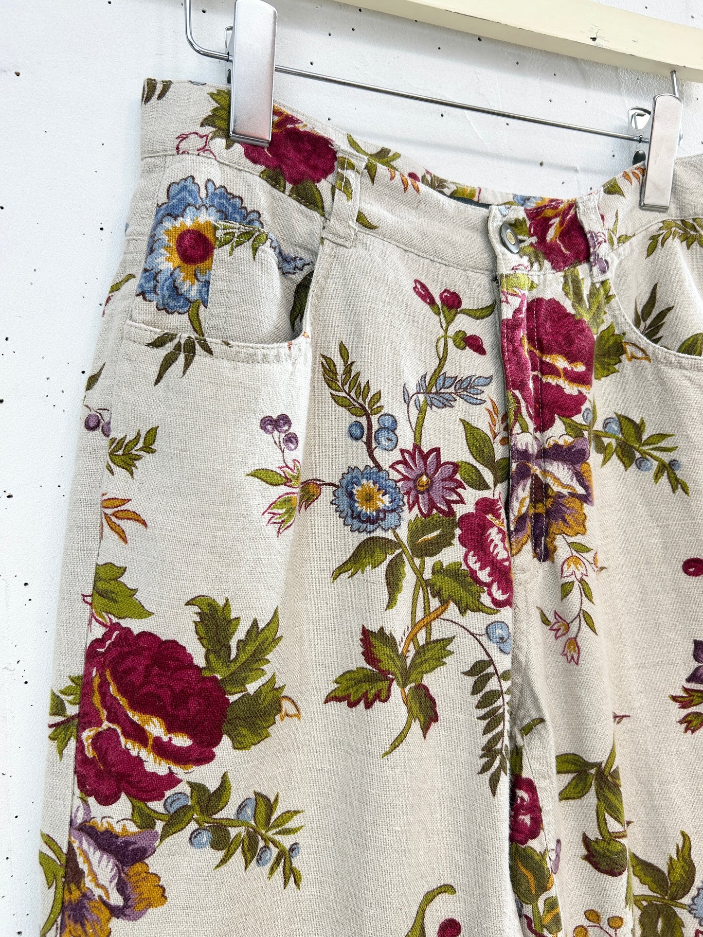 Vintage Linen Pants [E32409]