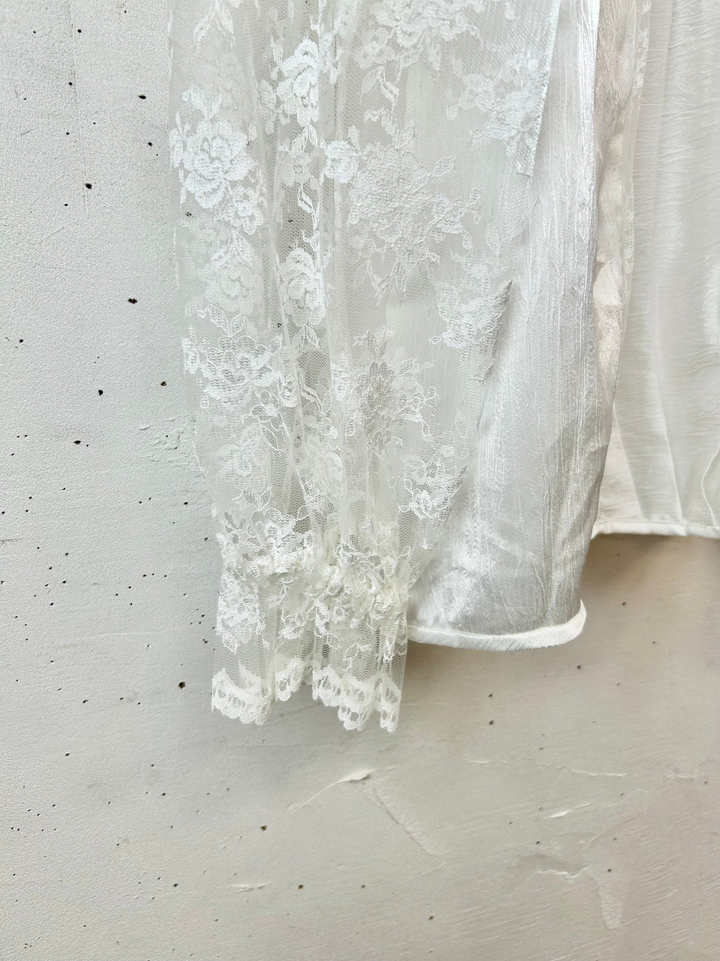 Vintage White Lace Blouse [G30776]