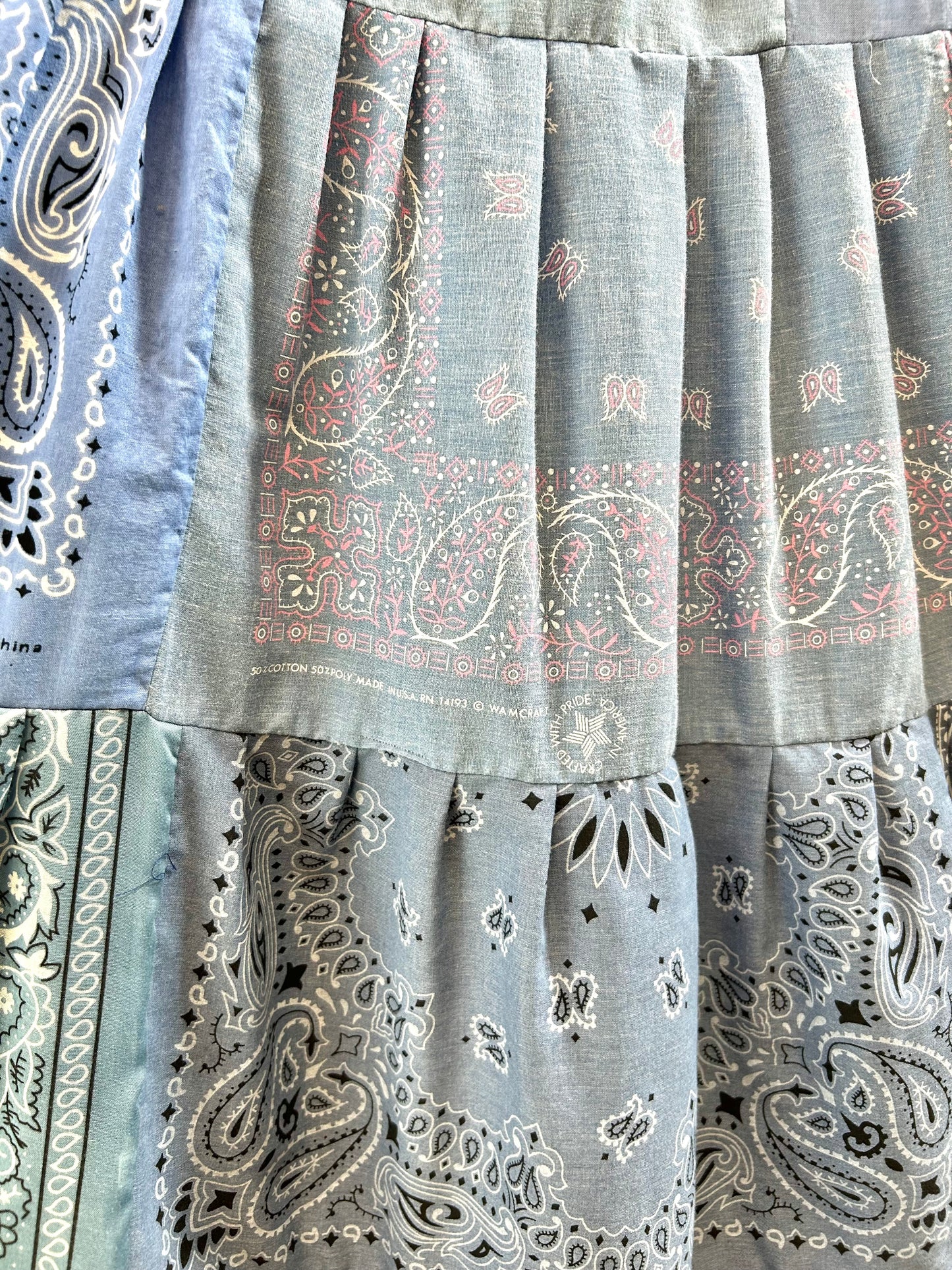 Vintage Bandana Patchwork  Dress 〜Amy Nina〜[G30652]