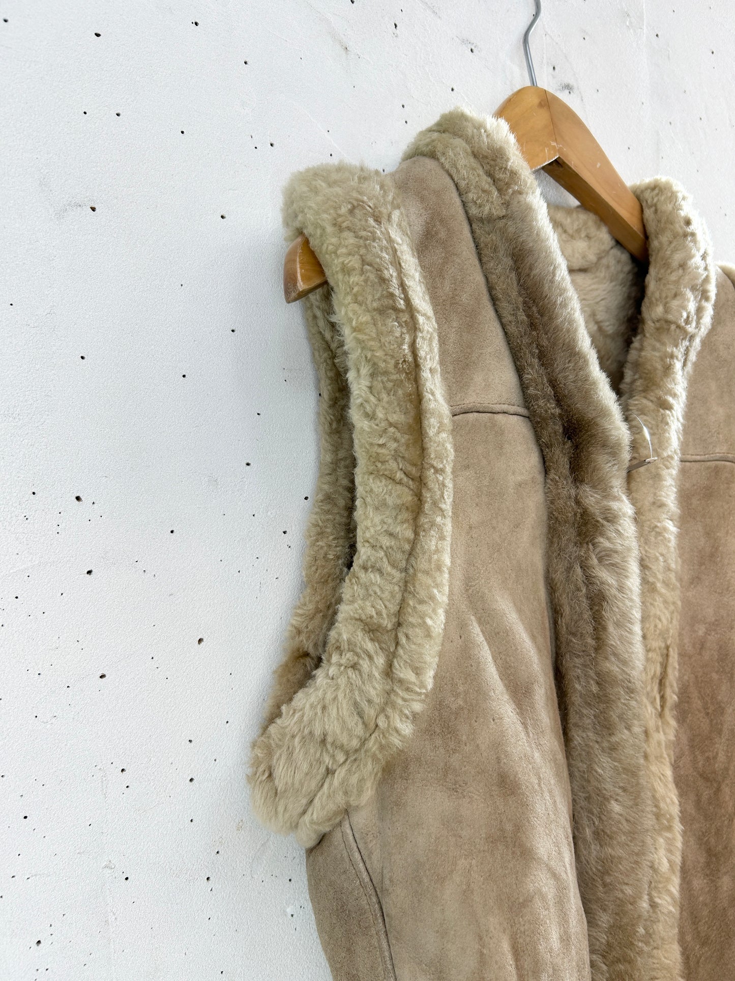 Vintage Leather Vest [J30659]