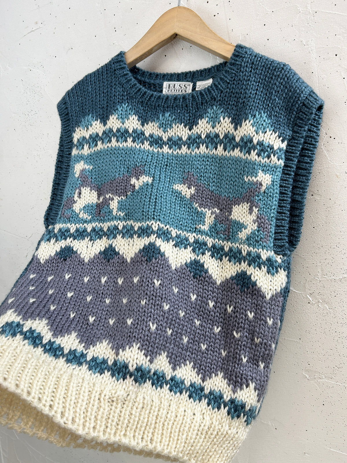 Vintage Knit Vest [I33948]