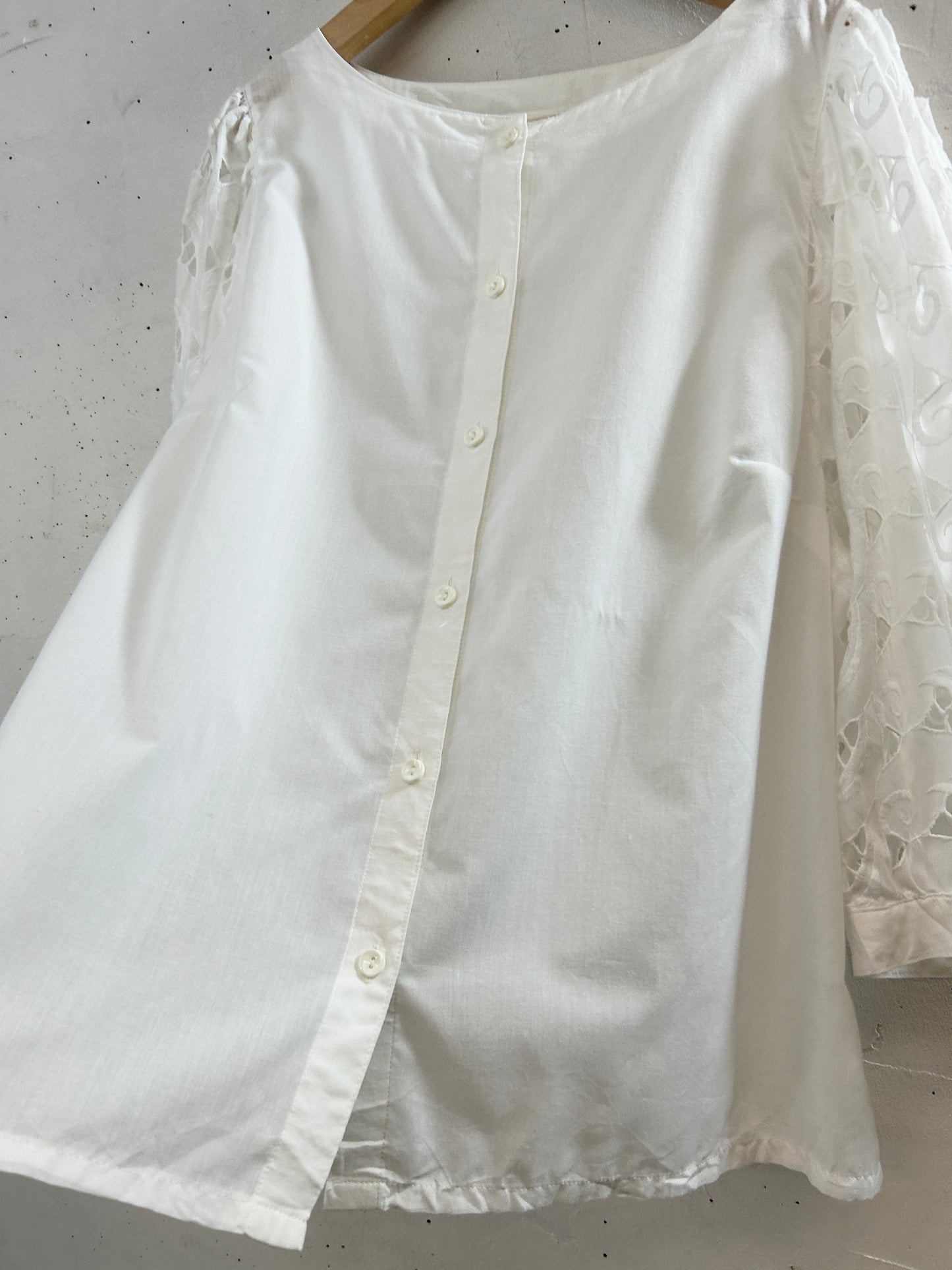 Vintage White Blouse [H30784]