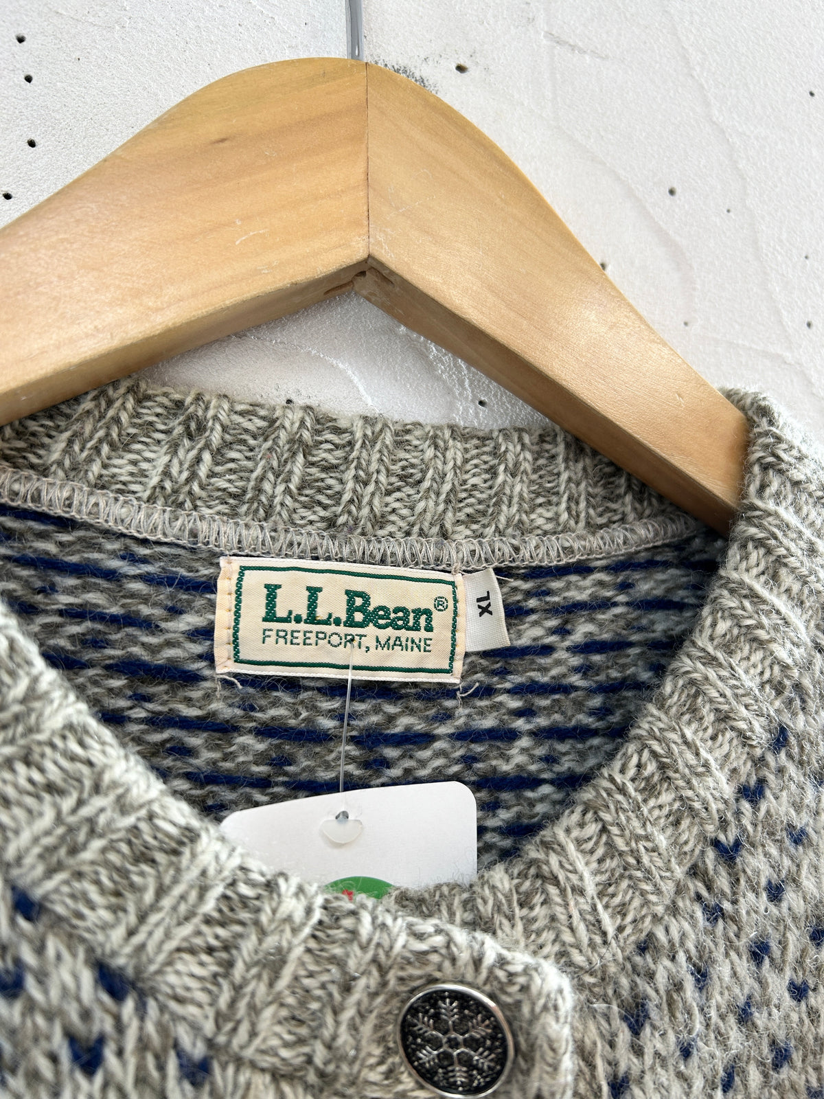 Vintage Knit Cardigan 〜L.L.Bean〜 [I34035]