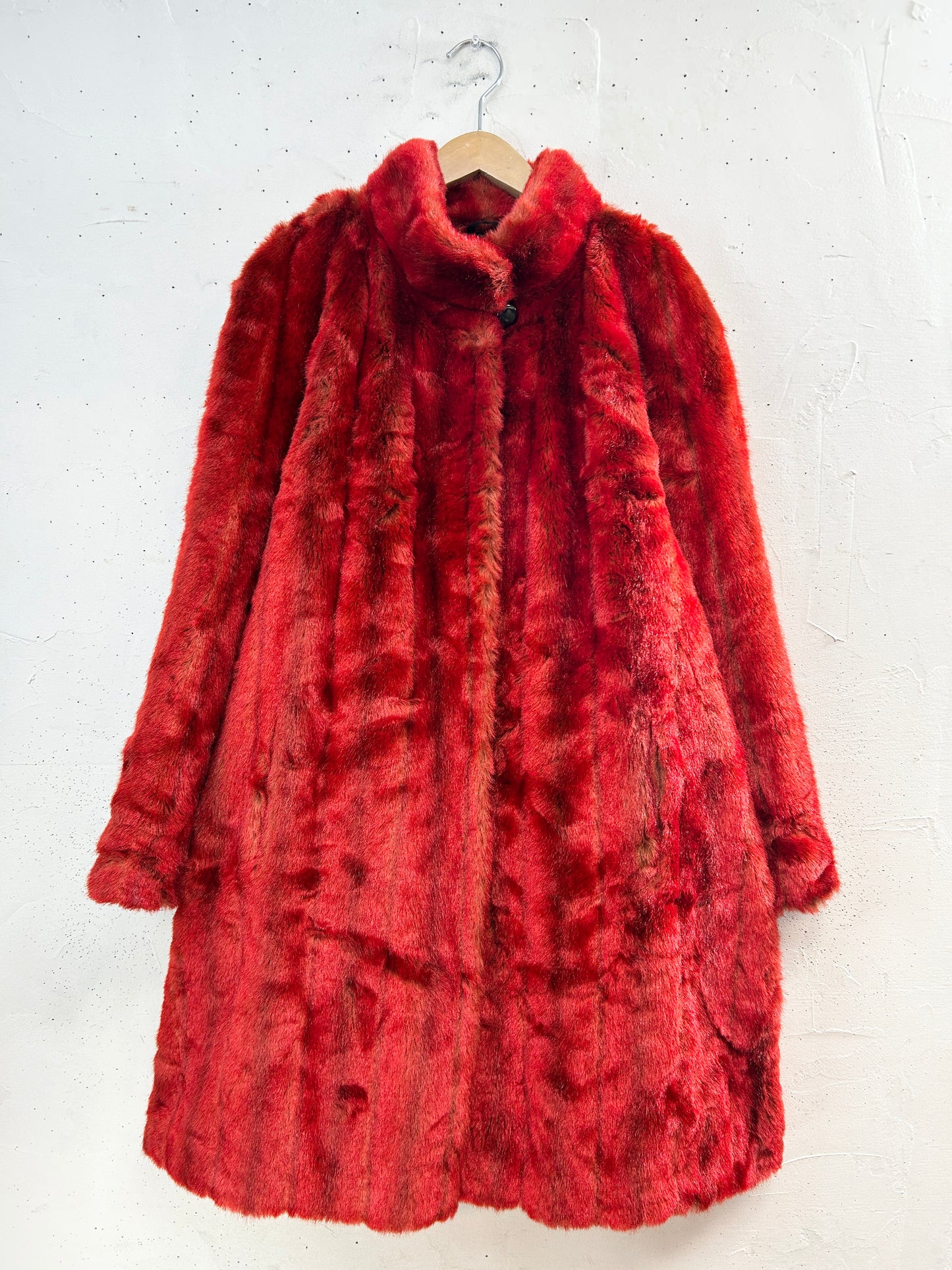 Vintage Eco Fur Coat [A31197]