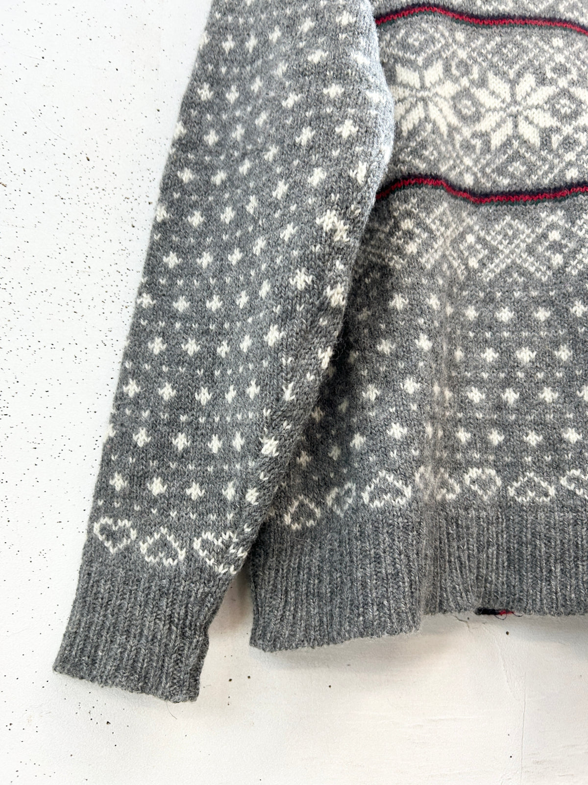 Vintage Nordic Knit Cardigan MADE IN USA 〜L.L.Bean〜  [J34338]
