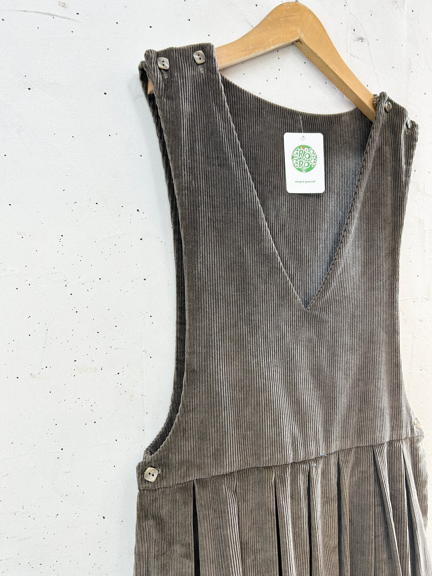 Vintage Corduroy Dress [J30470]