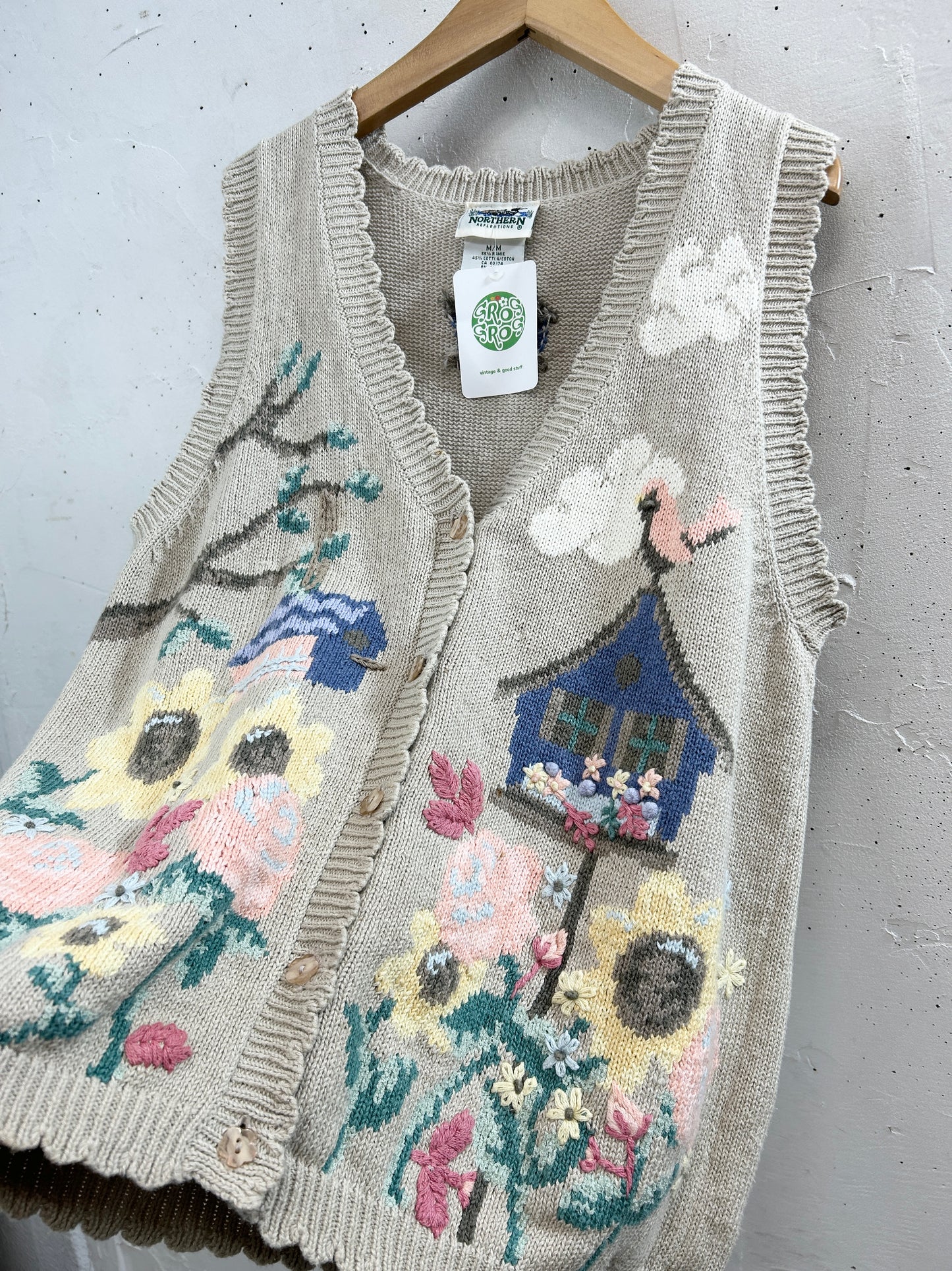 Vintage Knit Vest [A31390]