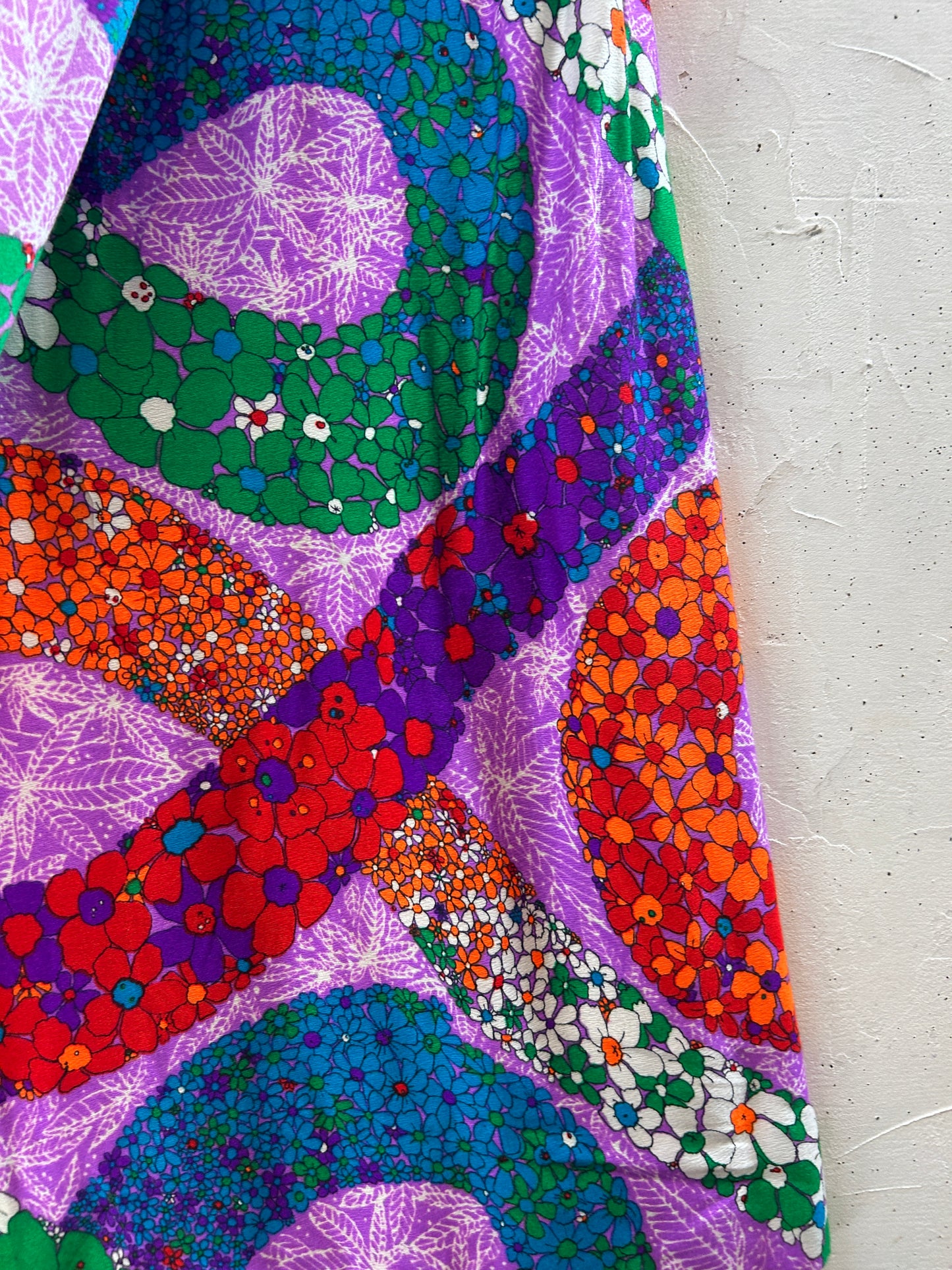 ’70s Vintage flower Skirt [I30290]
