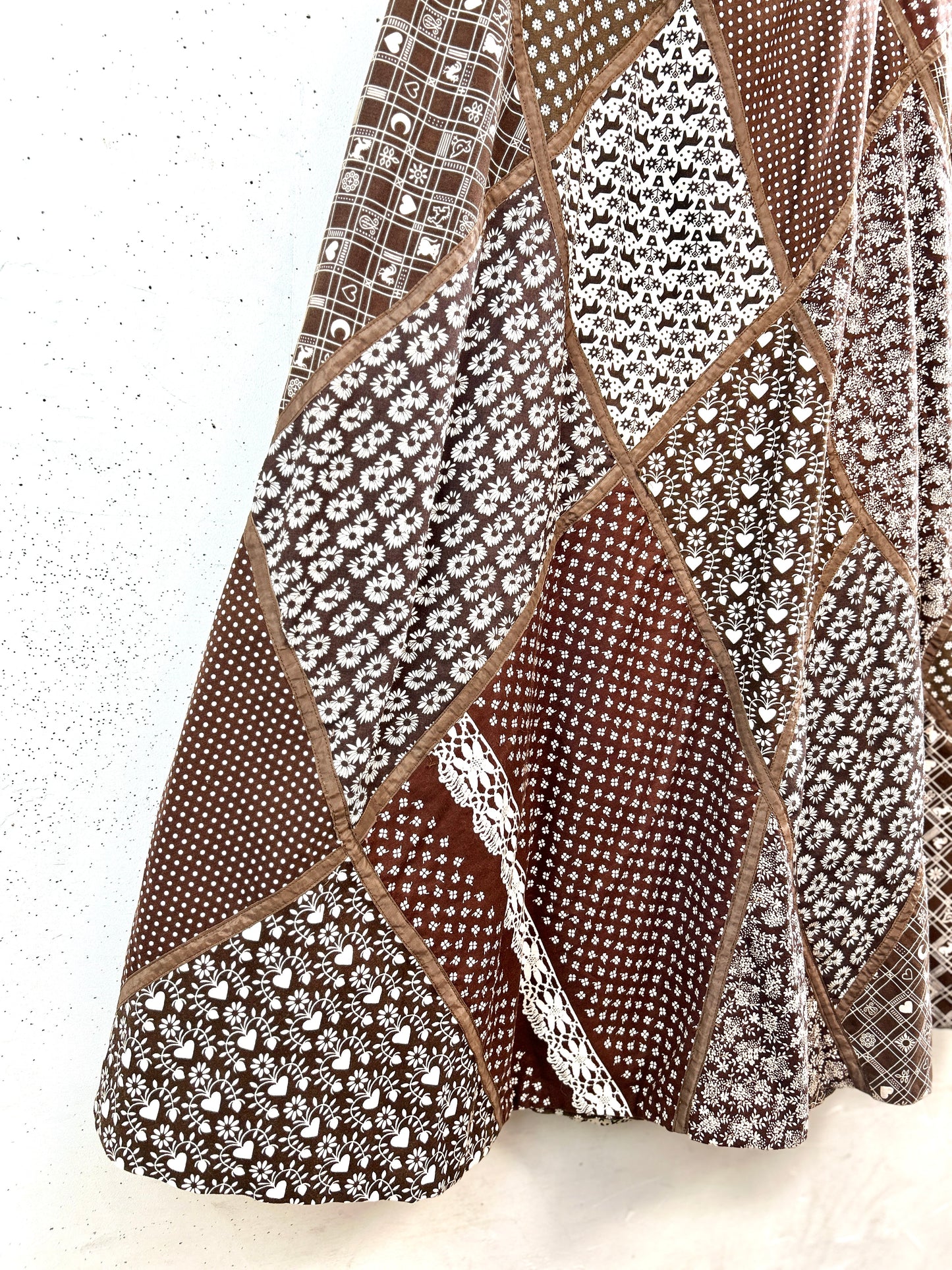 ’70s Vintage Wrap Skirt [A31226]