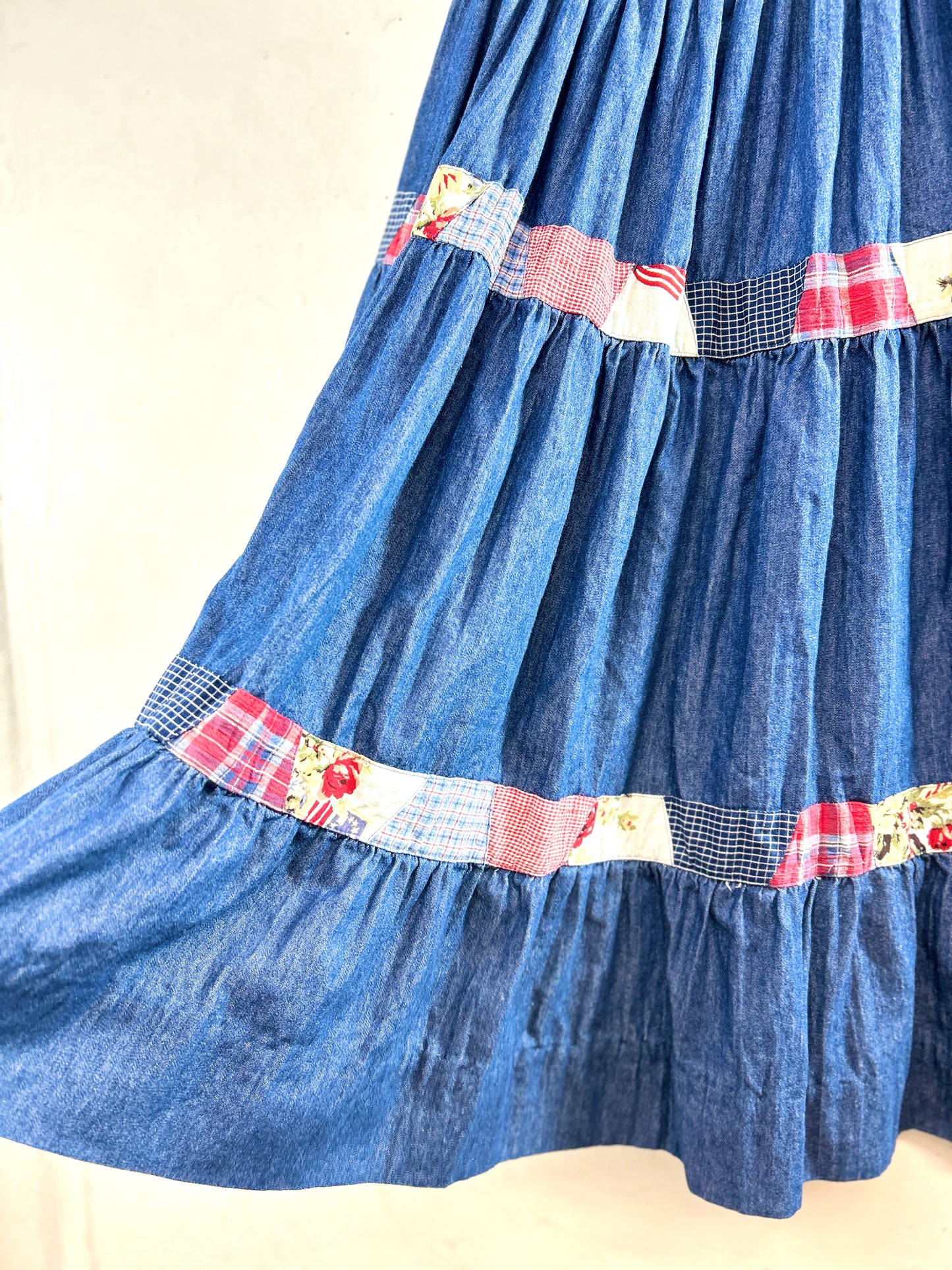 Vintage Denim Skirt [K30803]