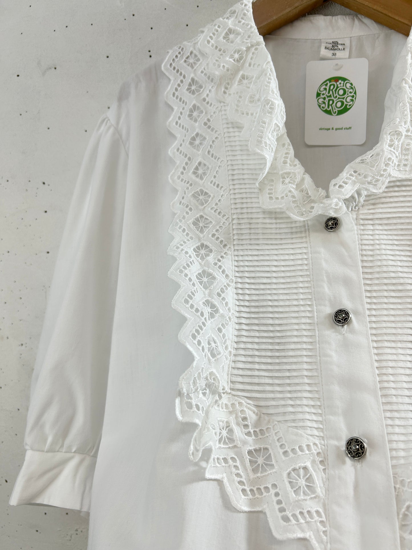 Vintage White Blouse [H30787]