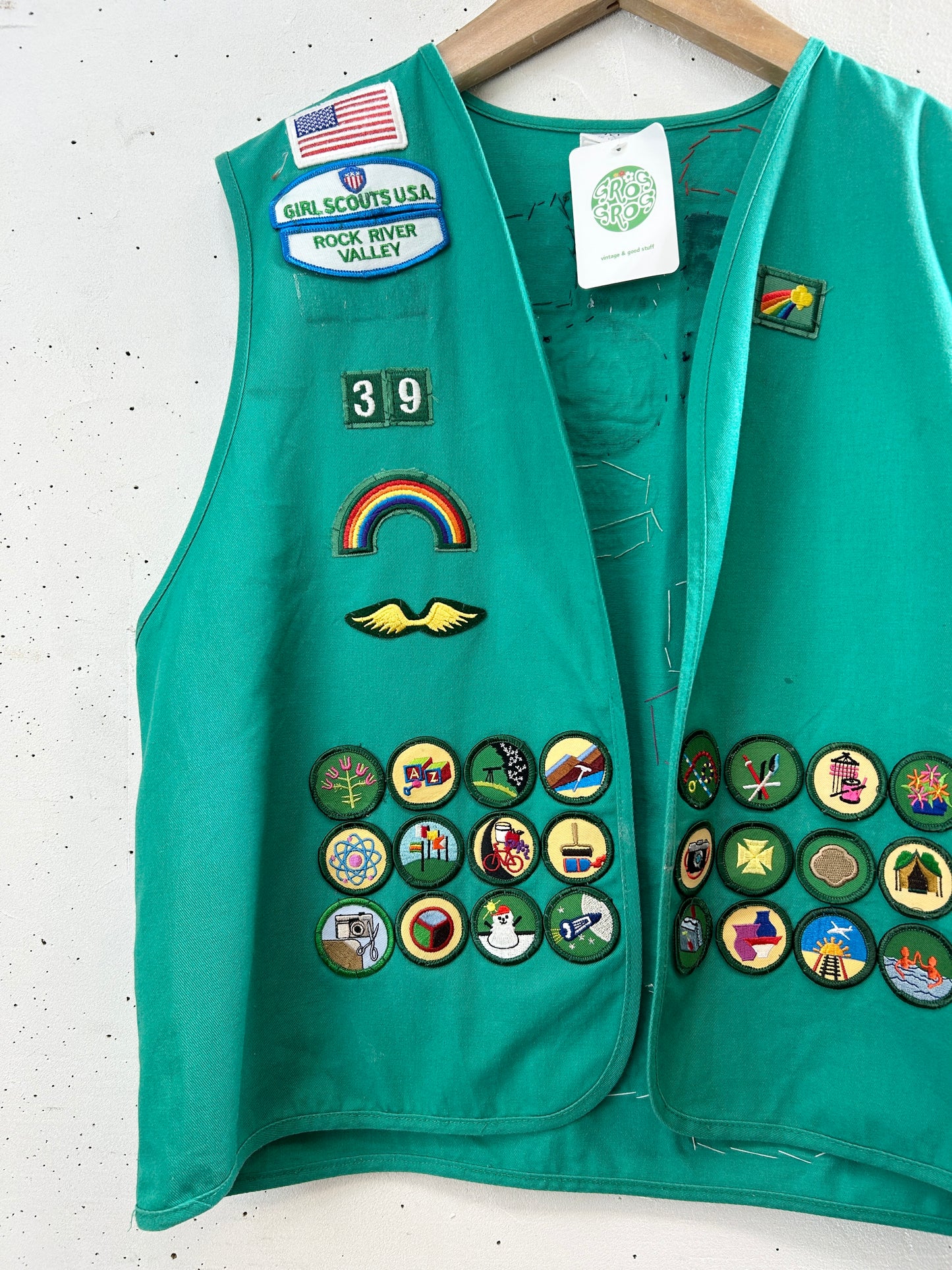 Vintage Girl Scout Vest [I30231]