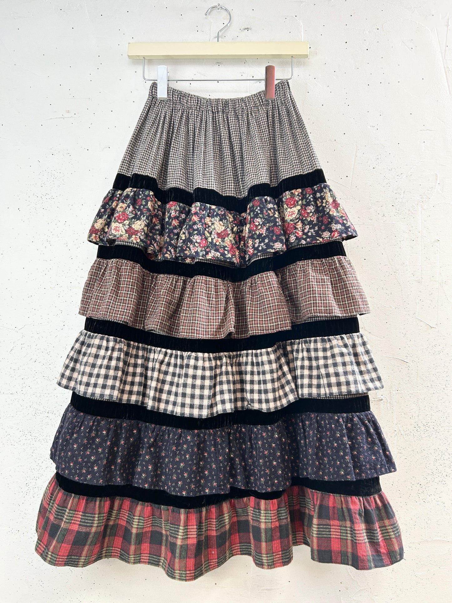 Vintage Tiered Skirt [I33714]