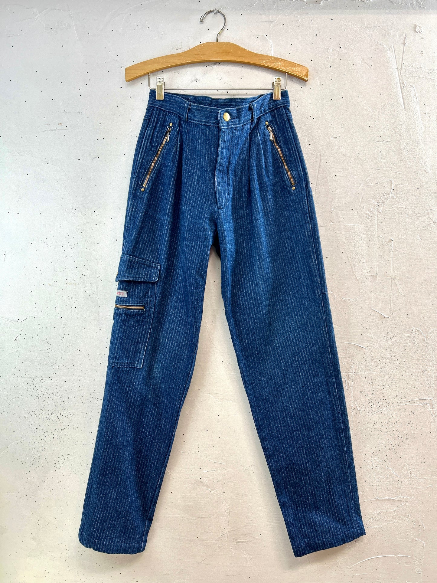 Vintage Denim Stripe Pants  [A31316]