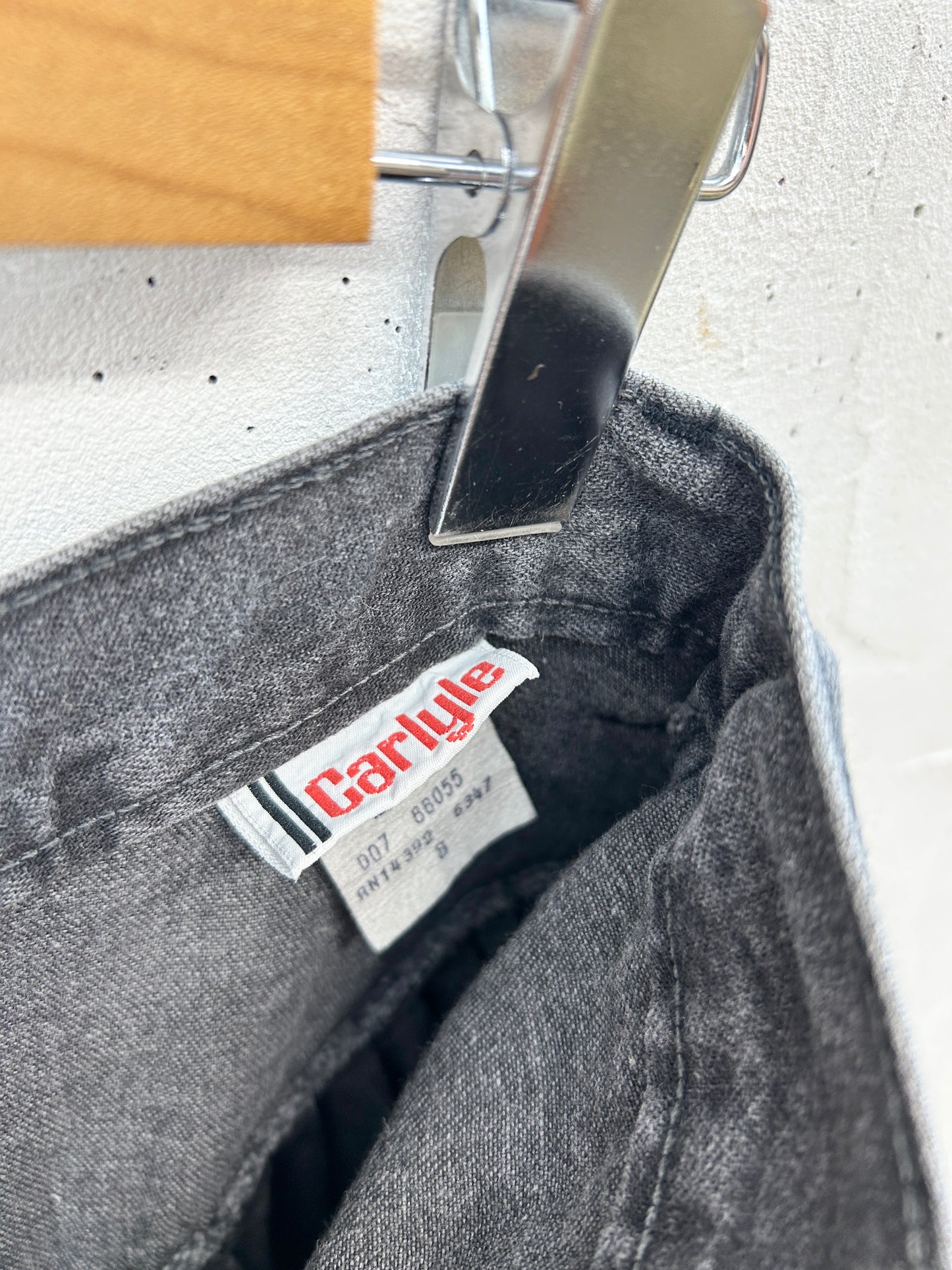 Vintage Black Denim Skirt [L31104]