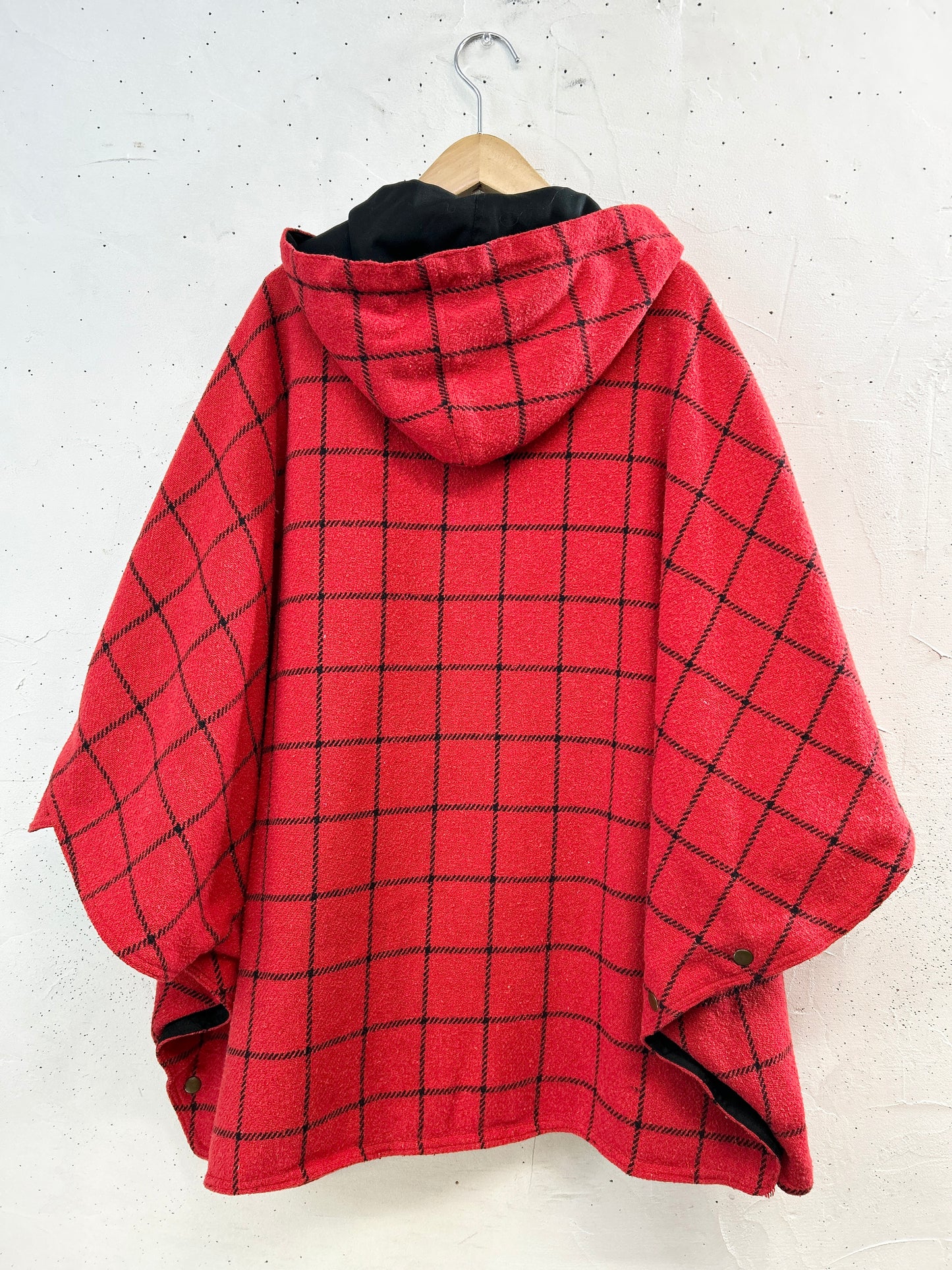 Vintage Poncho Reversible [A31230]