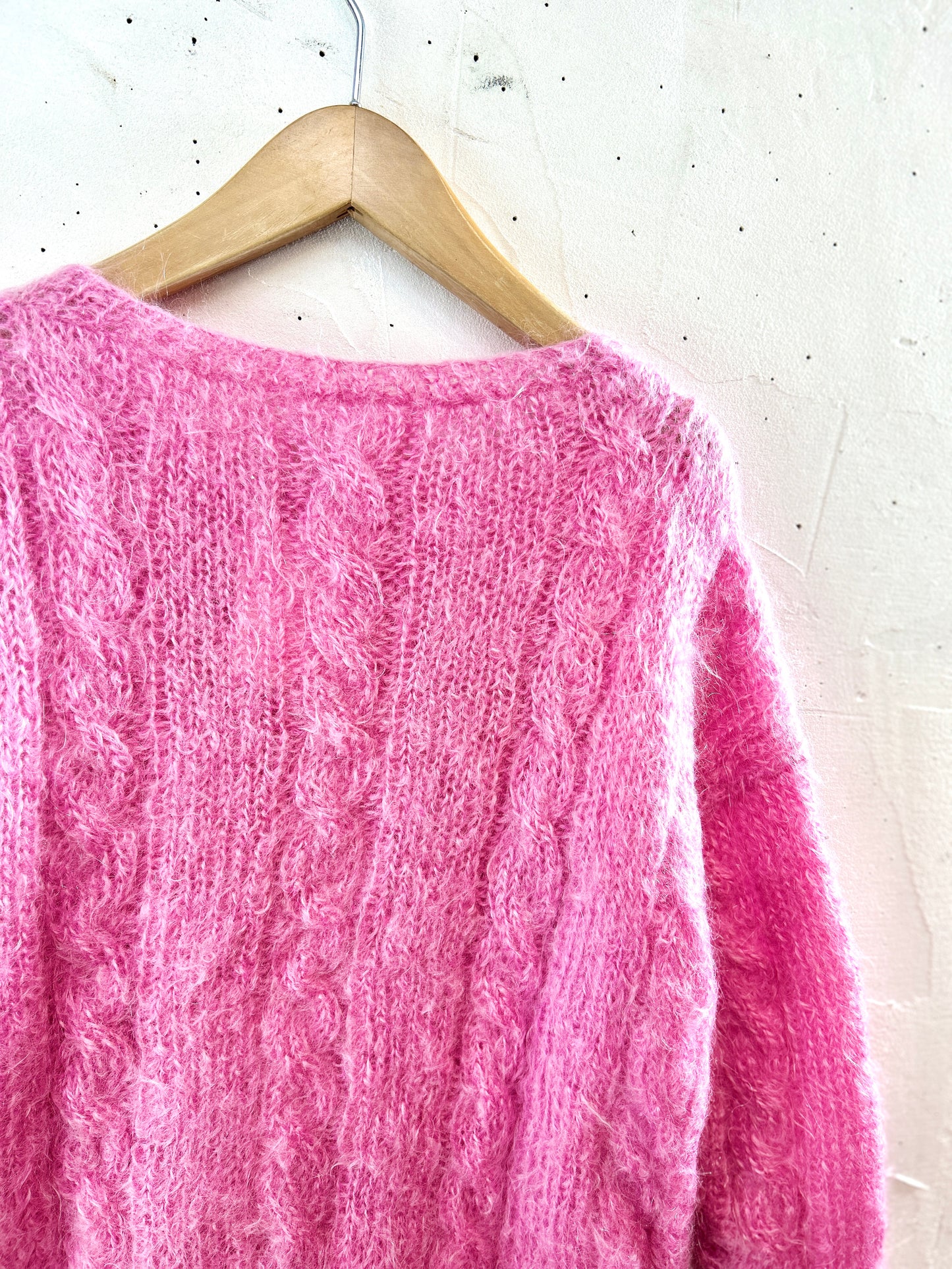 Vintage Mohair Knit Cardigan [K30739]