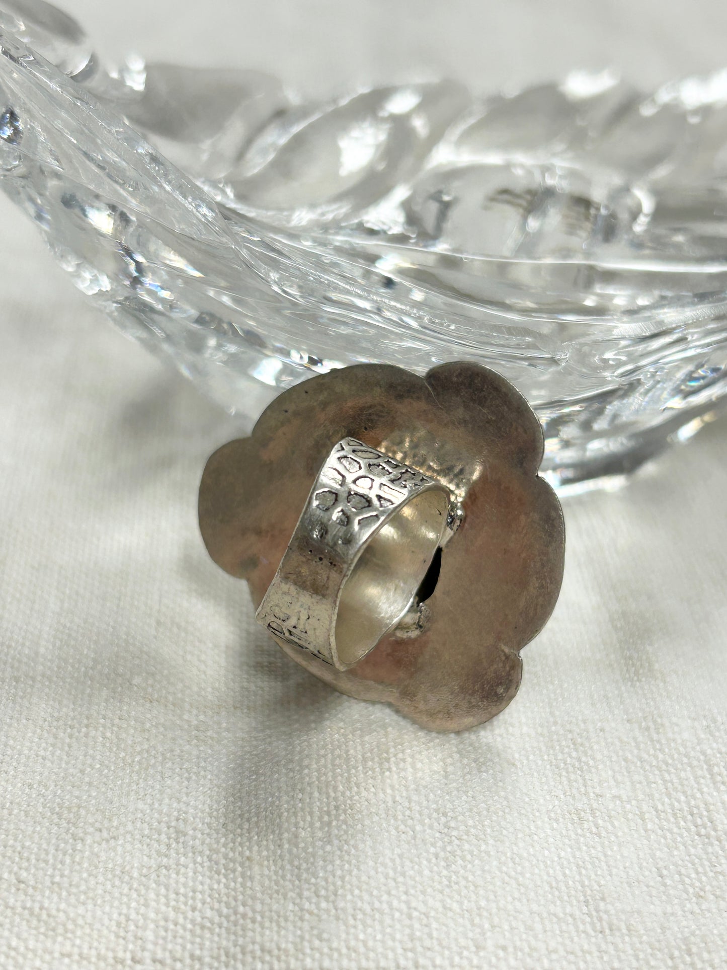 Vintage 925 Silver Ring[J30535]