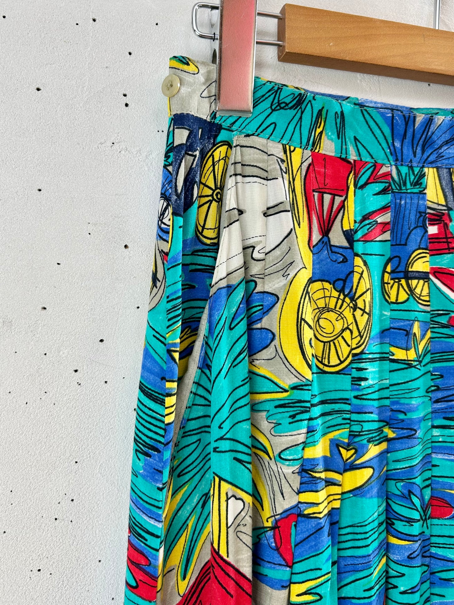 Vintage Viscose Skirt  [G30634]