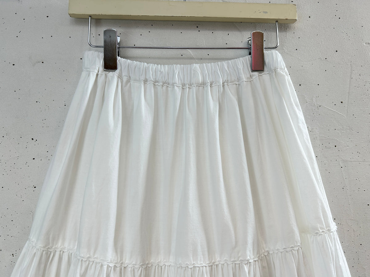 Vintage White Skirt [J34078]