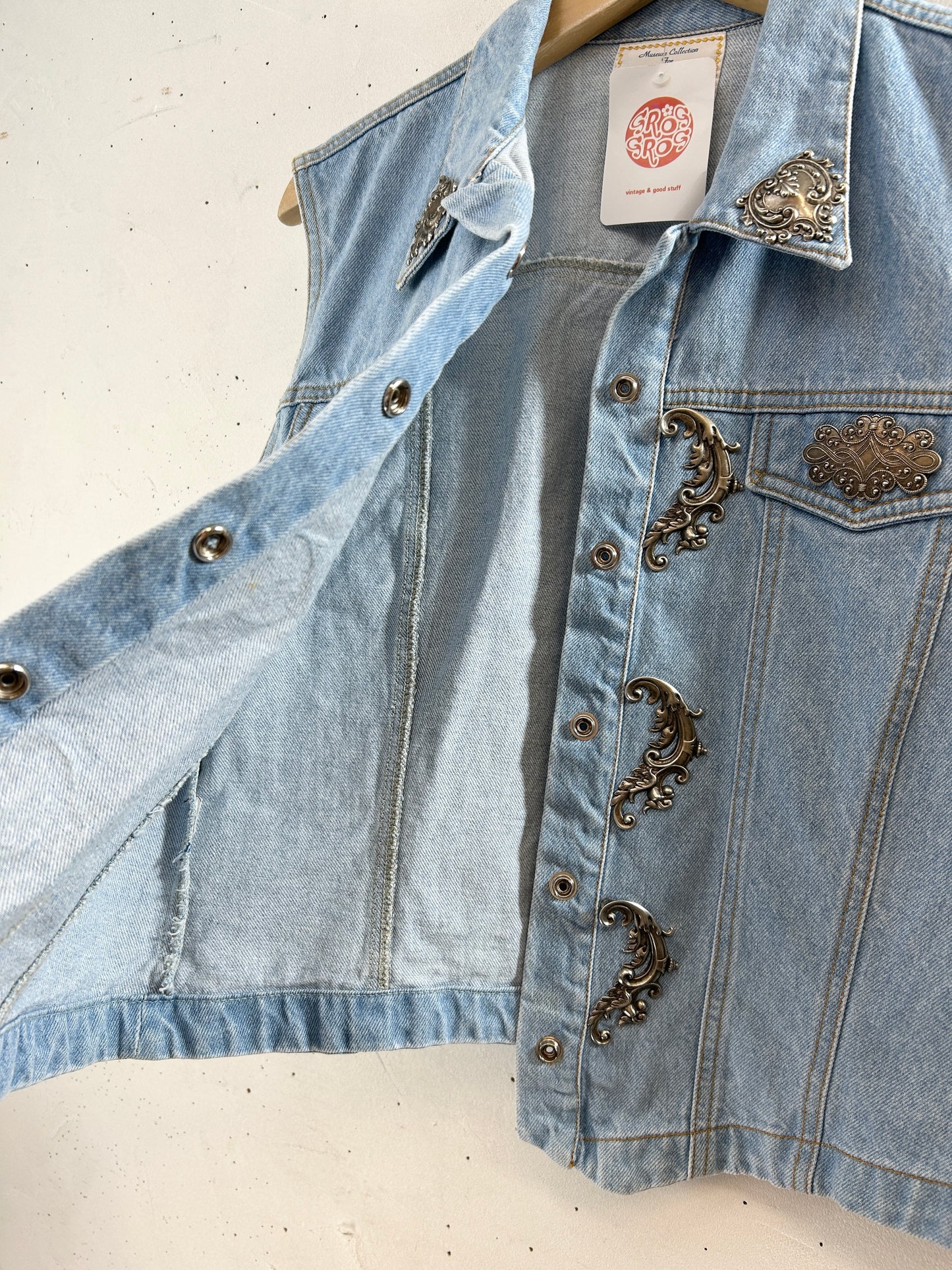 Vintage Denim Vest [H30836]