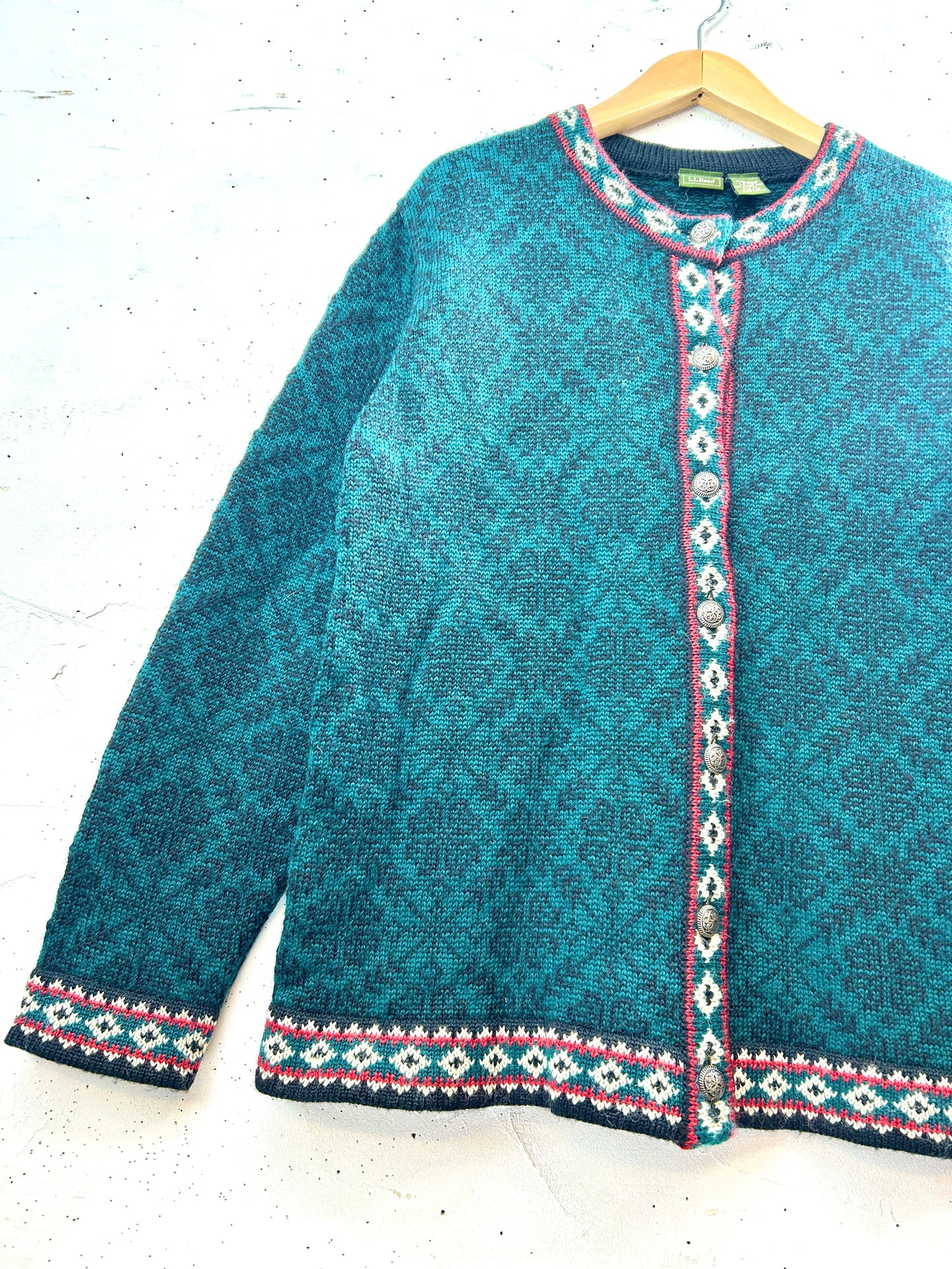 Nordic Knit Cardigan 〜L.L.Bean〜 [I30336]