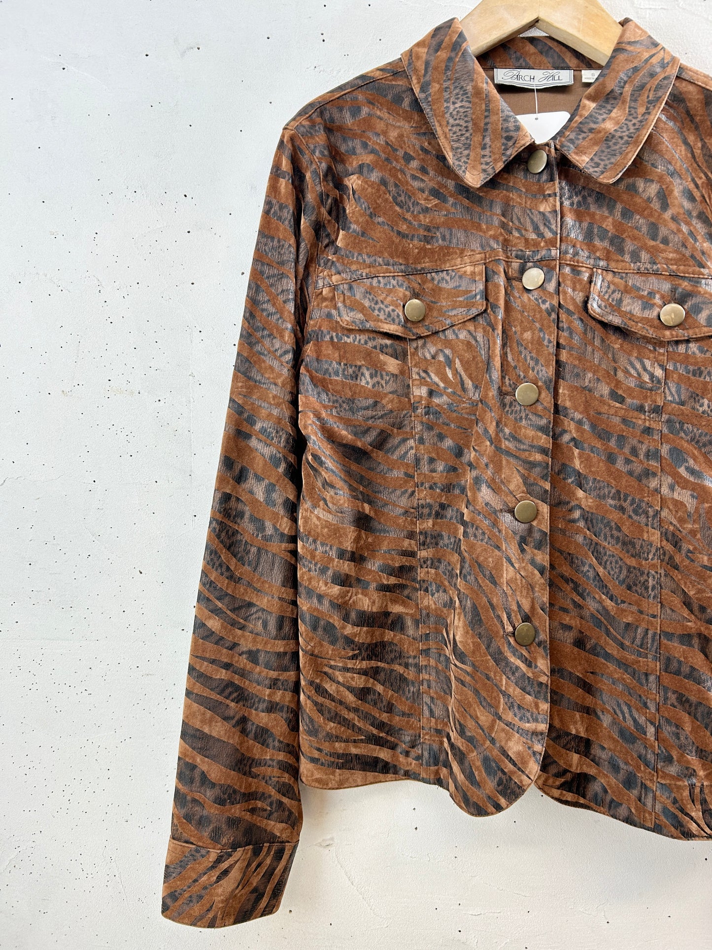 Vintage Eco Leather Jacket [I3107]