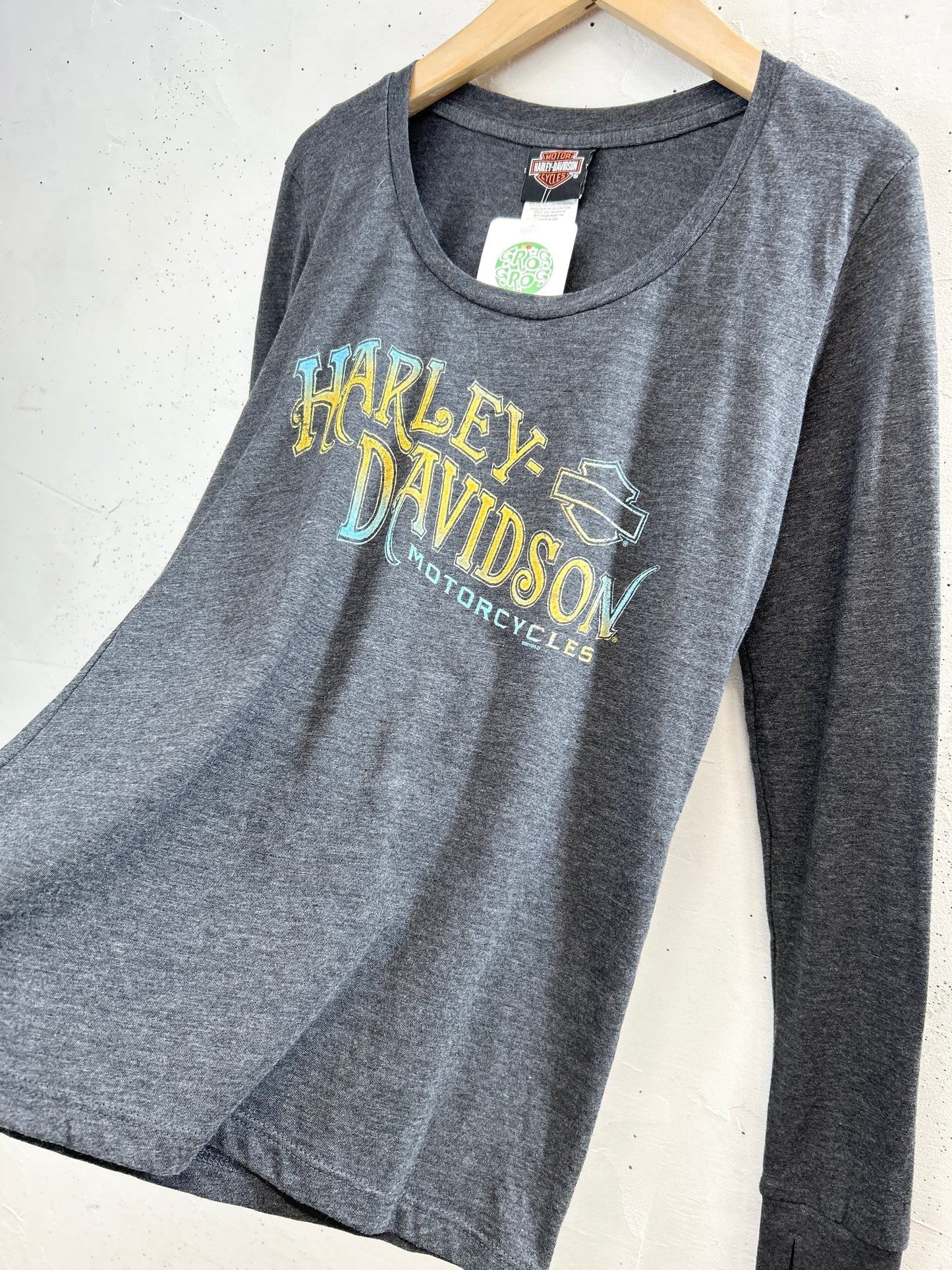 Vintage Long Sleeve Shirt 〜Harley Davidson〜 [E32445]
