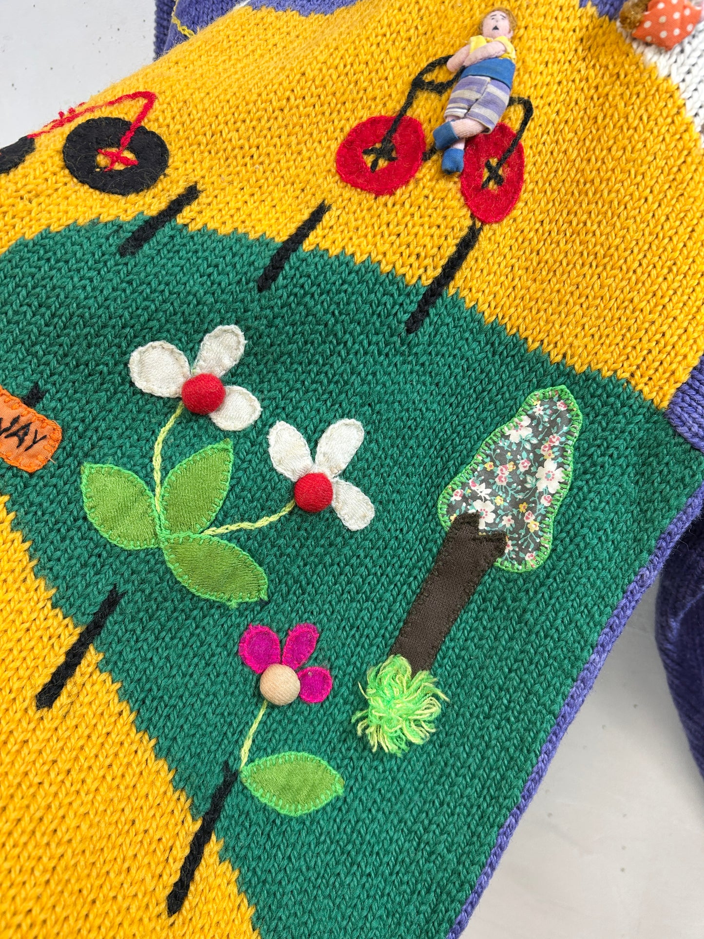 Vintage Hand Knit Sweater 〜MADE IN PERU〜 [A31229]